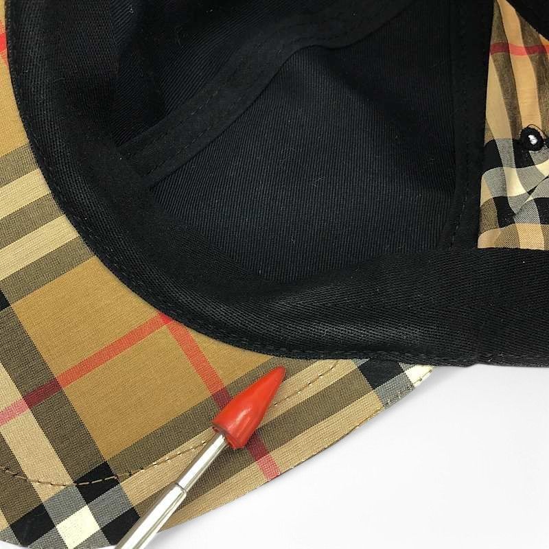 Burberry Burberry - M Nova Check Baseball Cap Brown Vintage Size ONE SIZE - 3 Thumbnail