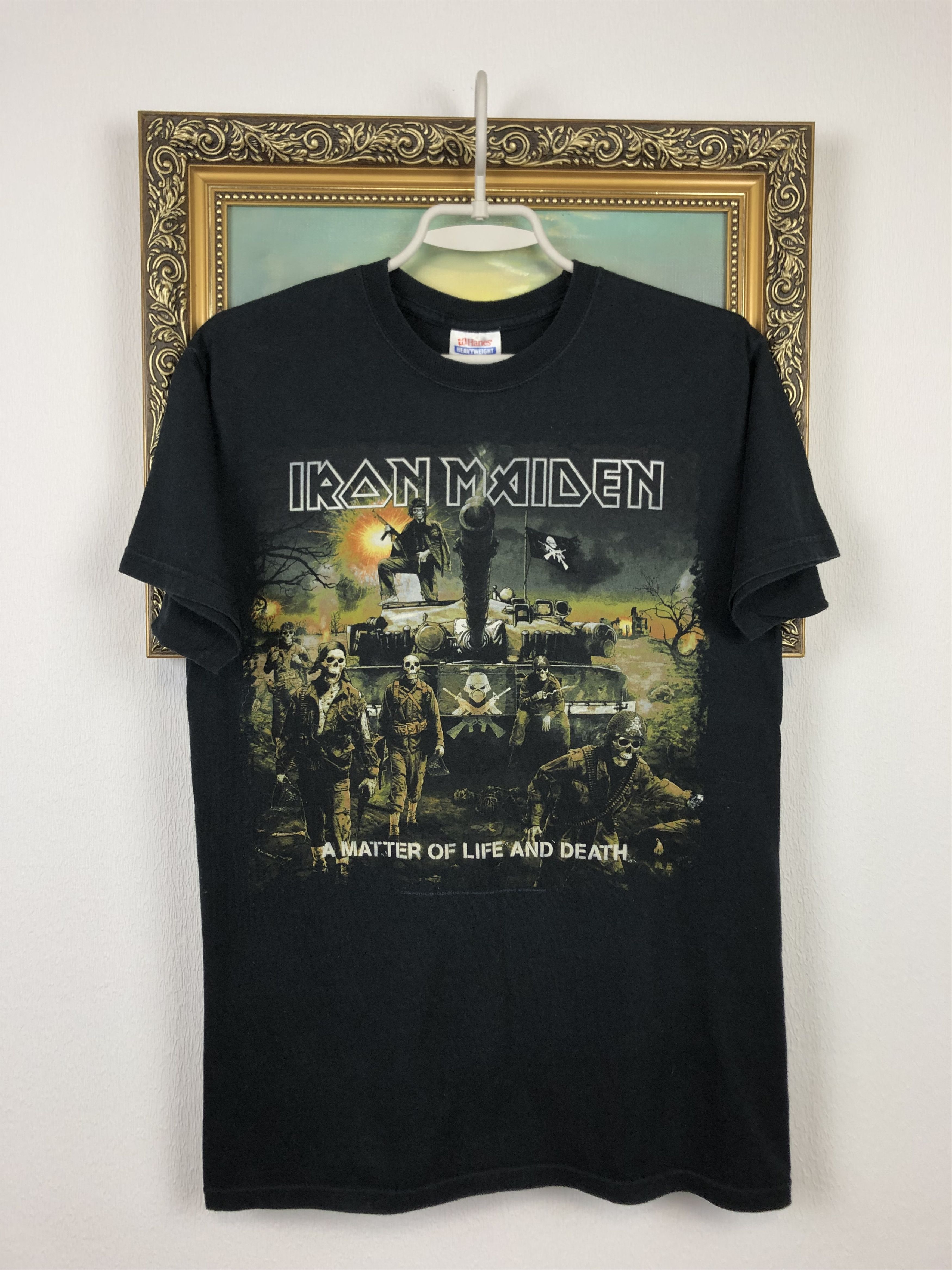 Band Tees Vintage Iron Maiden Band Rare Matter of Life Hype Tee Shirt Size US S / EU 44-46 / 1 - 1 Thumbnail