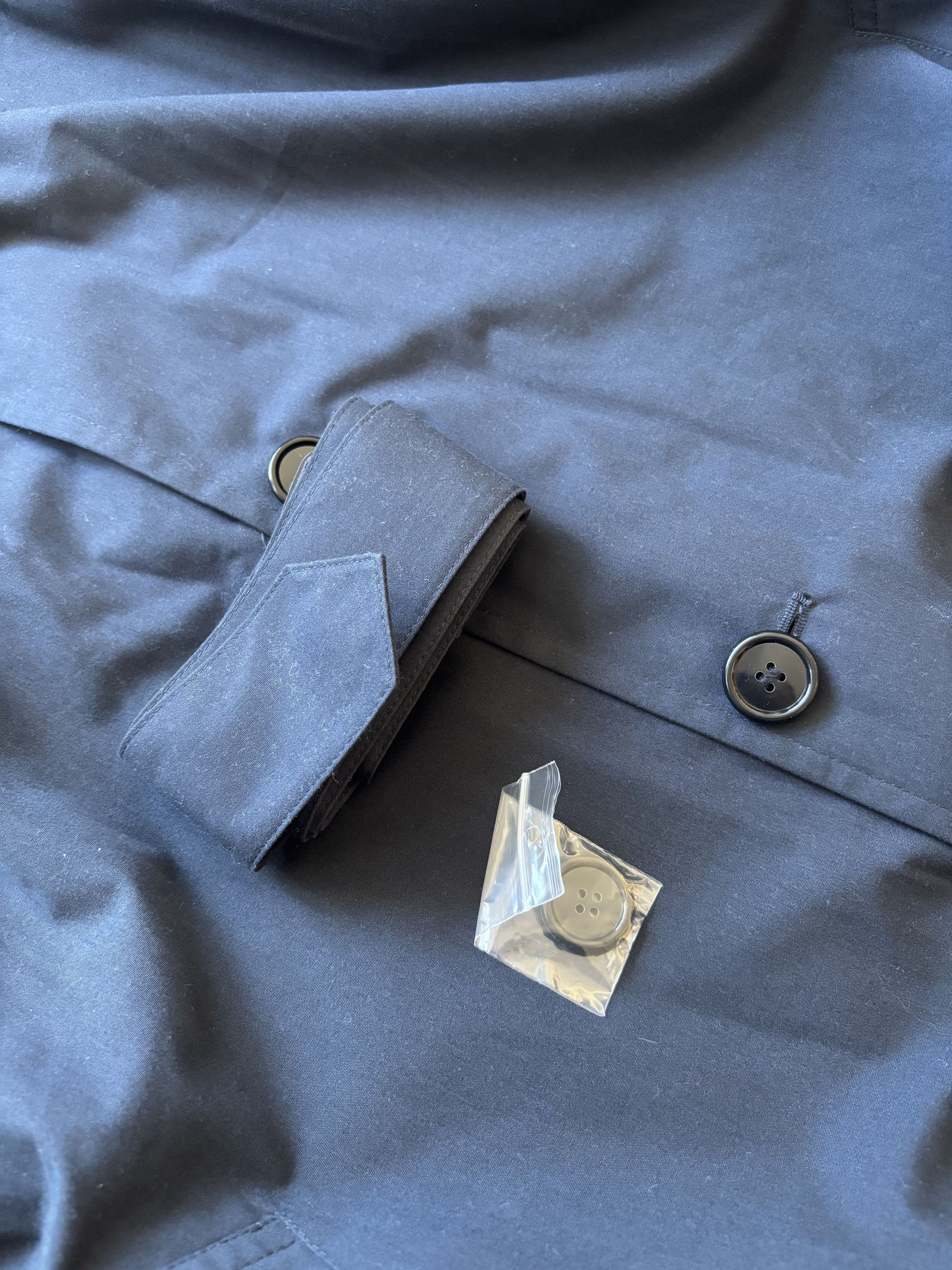 H&M × Paco Rabanne Paco Rabanne Trench 80s-90s Long Coat Vintage Double Layer Size US XL / EU 56 / 4 - 2 Thumbnail