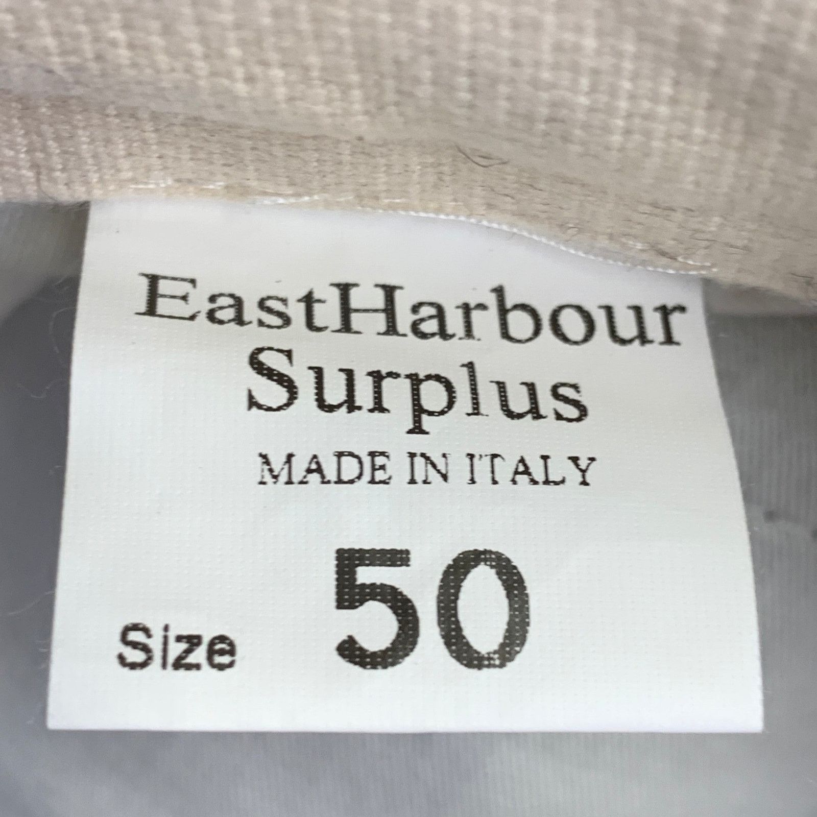 East Harbour Surplus Size 34 Navy Wool Blend Flat Front Straight Dress Pants Size US 34 / EU 50 - 4 Thumbnail