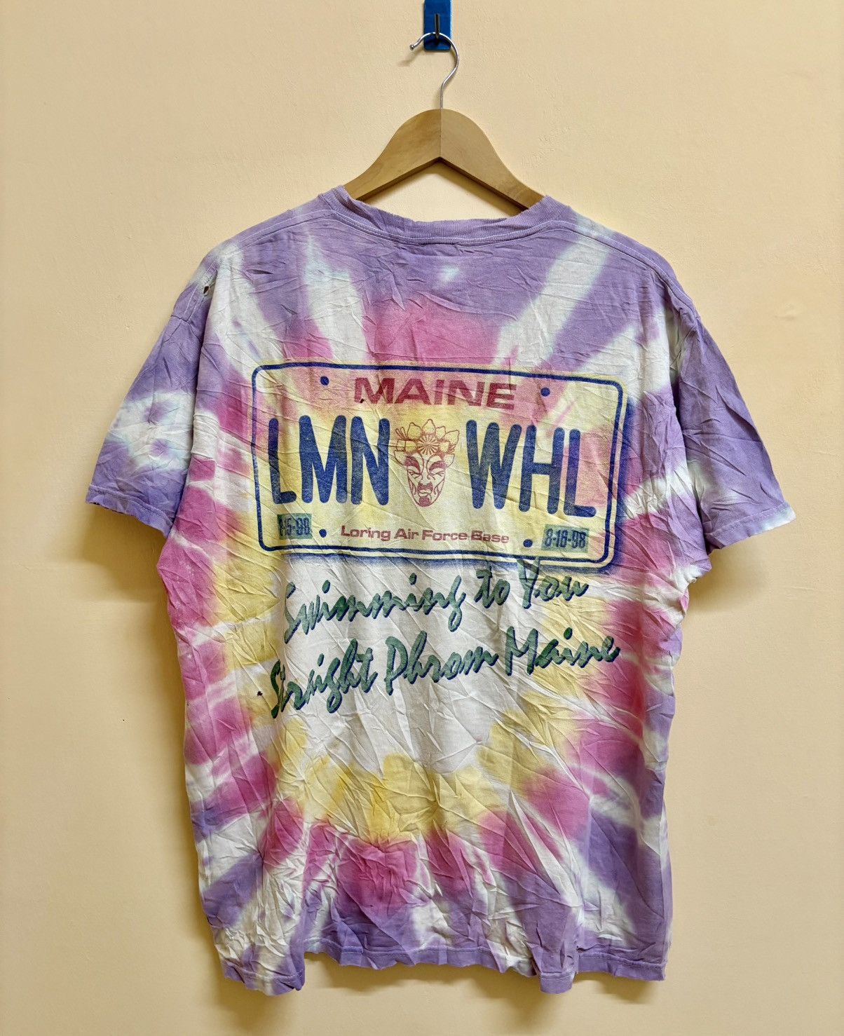 Band Tees Vintage 98 Phish Band Loring Air Force Base Maine Tie Dye Size US L / EU 52-54 / 3 - 2 Thumbnail