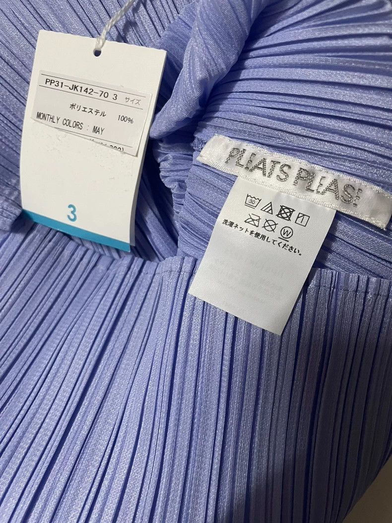 Issey Miyake Issey Miyake Purple short-sleeved shirt Size L / US 10 / IT 46 - 2 Thumbnail