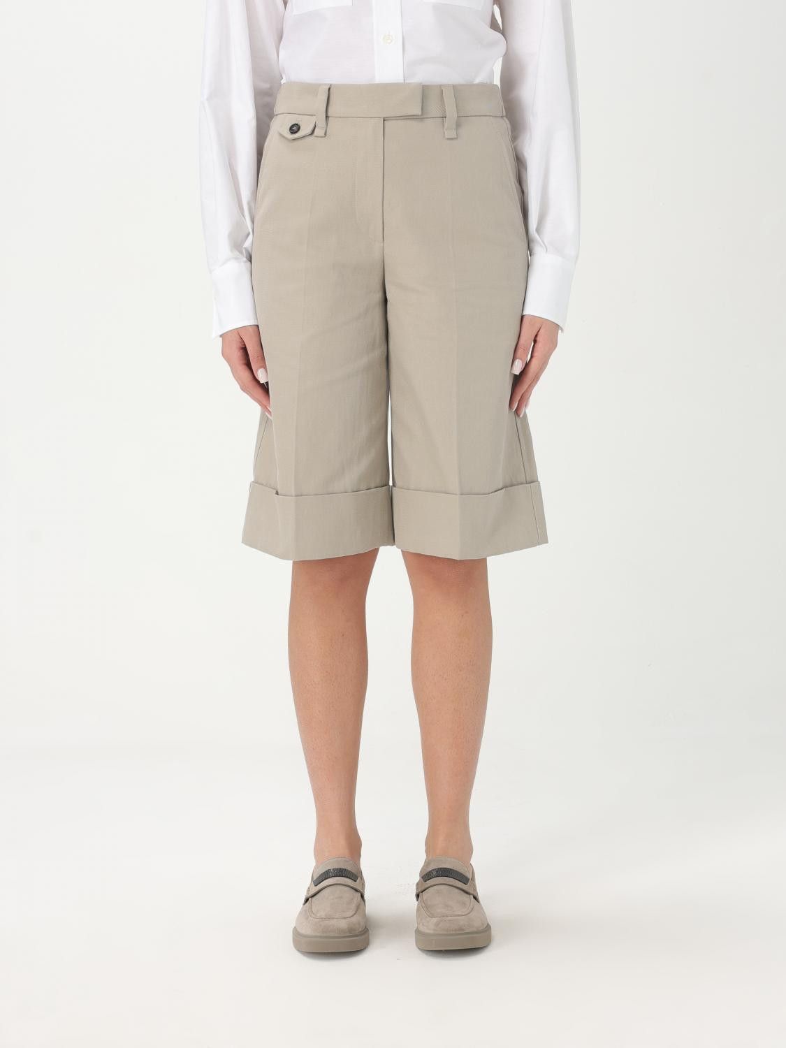 【送料&関税込】Brunello Cucinelli Striped Linen Bermuda Sho Brunello Cucinelli Striped linen bermuda shorts | The