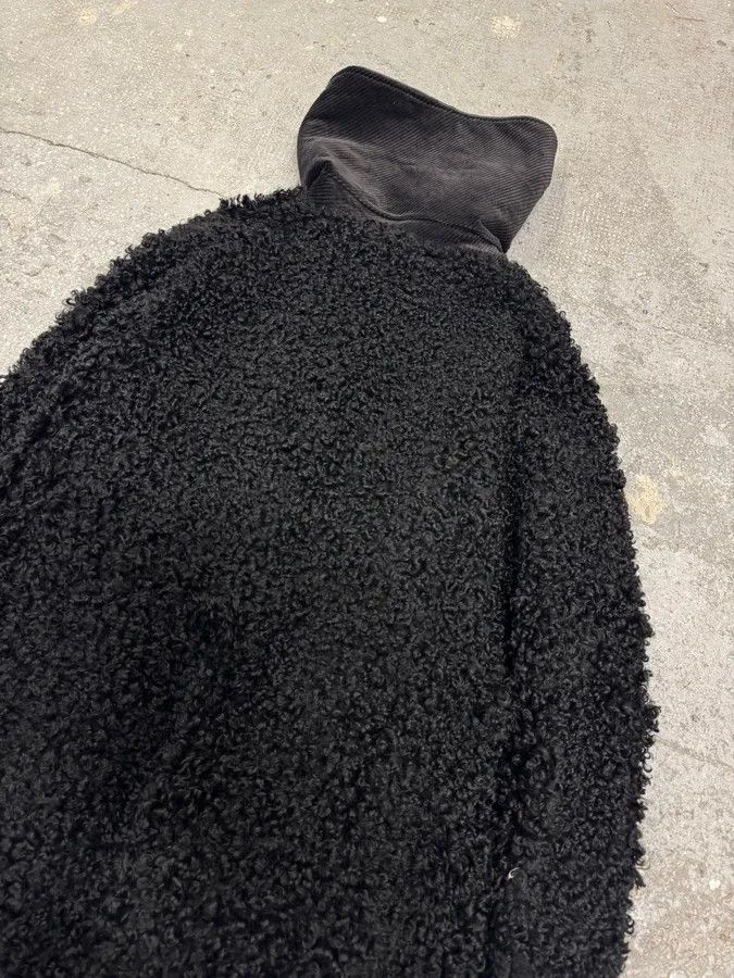 Vintage 1980s Gianni Versace Black Astrakhan Fur Long Jacket Size US S / EU 44-46 / 1 - 4 Thumbnail