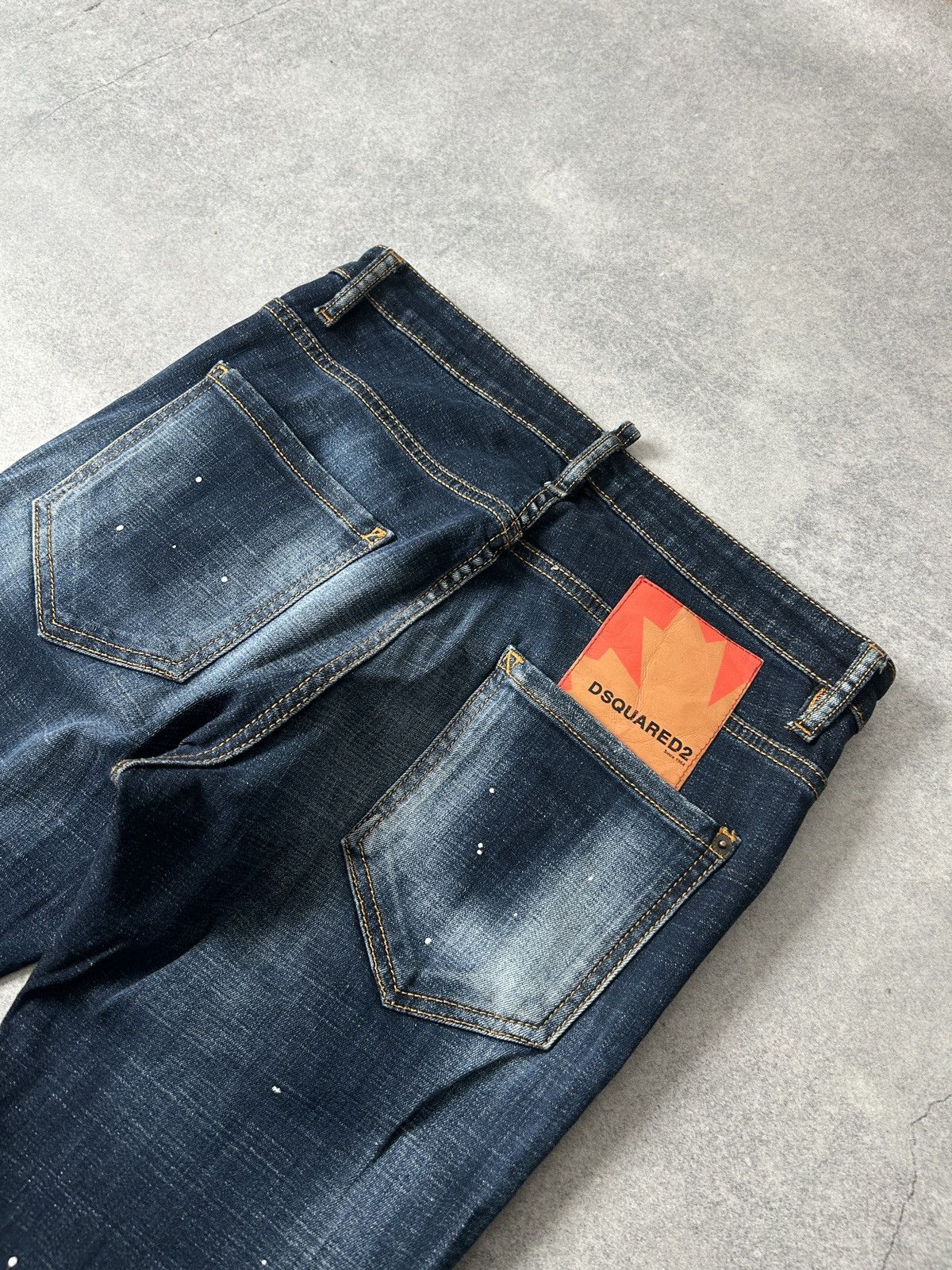Dsquared2 Dsuqared2 Cut-Fit distressed skinny mens washed jeans Size US 31 - 9 Thumbnail