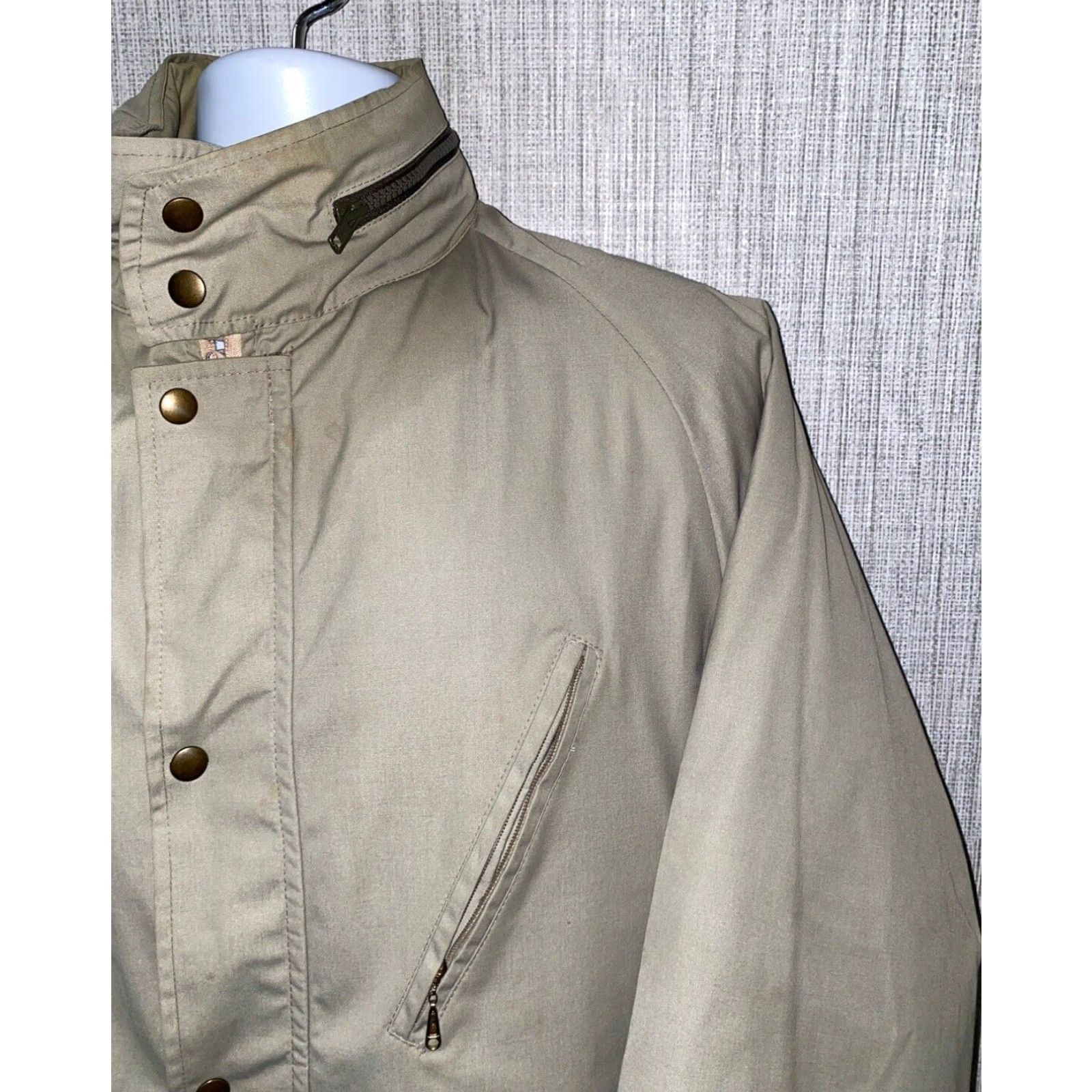 Vintage Zero King Jacket Full Zip Mens Beige Lambswool Filled Size 42 Size US XS / EU 42 / 0 - 2 Thumbnail