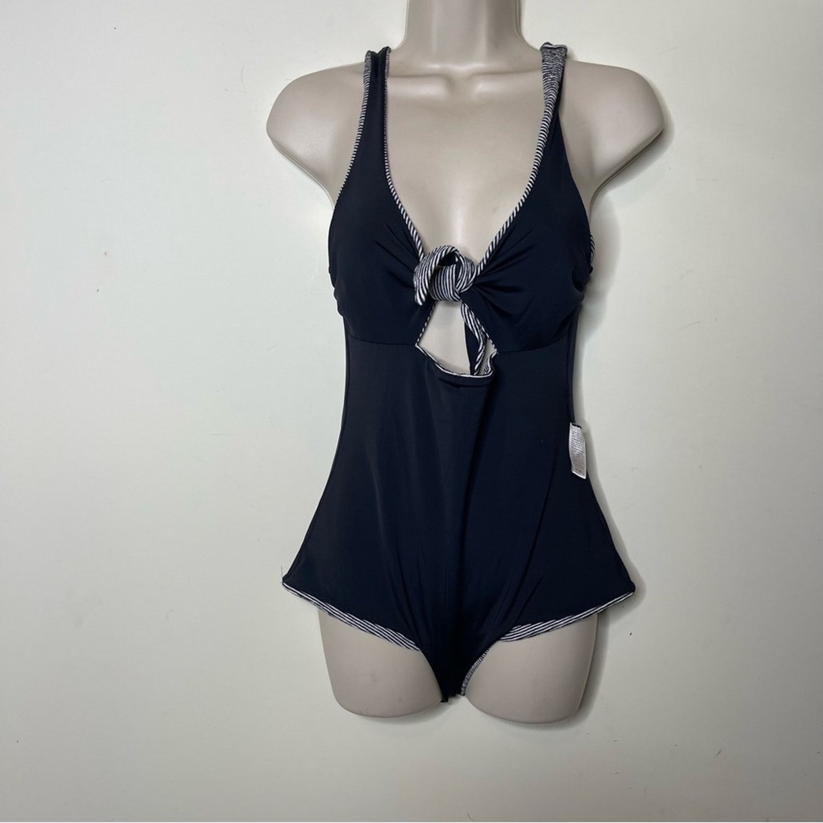 Mara Hoffman Mara Hoffman Adeline Tie-Front Striped One-Piece Swimsuit M Size M / US 6-8 / IT 42-44 - 6 Thumbnail