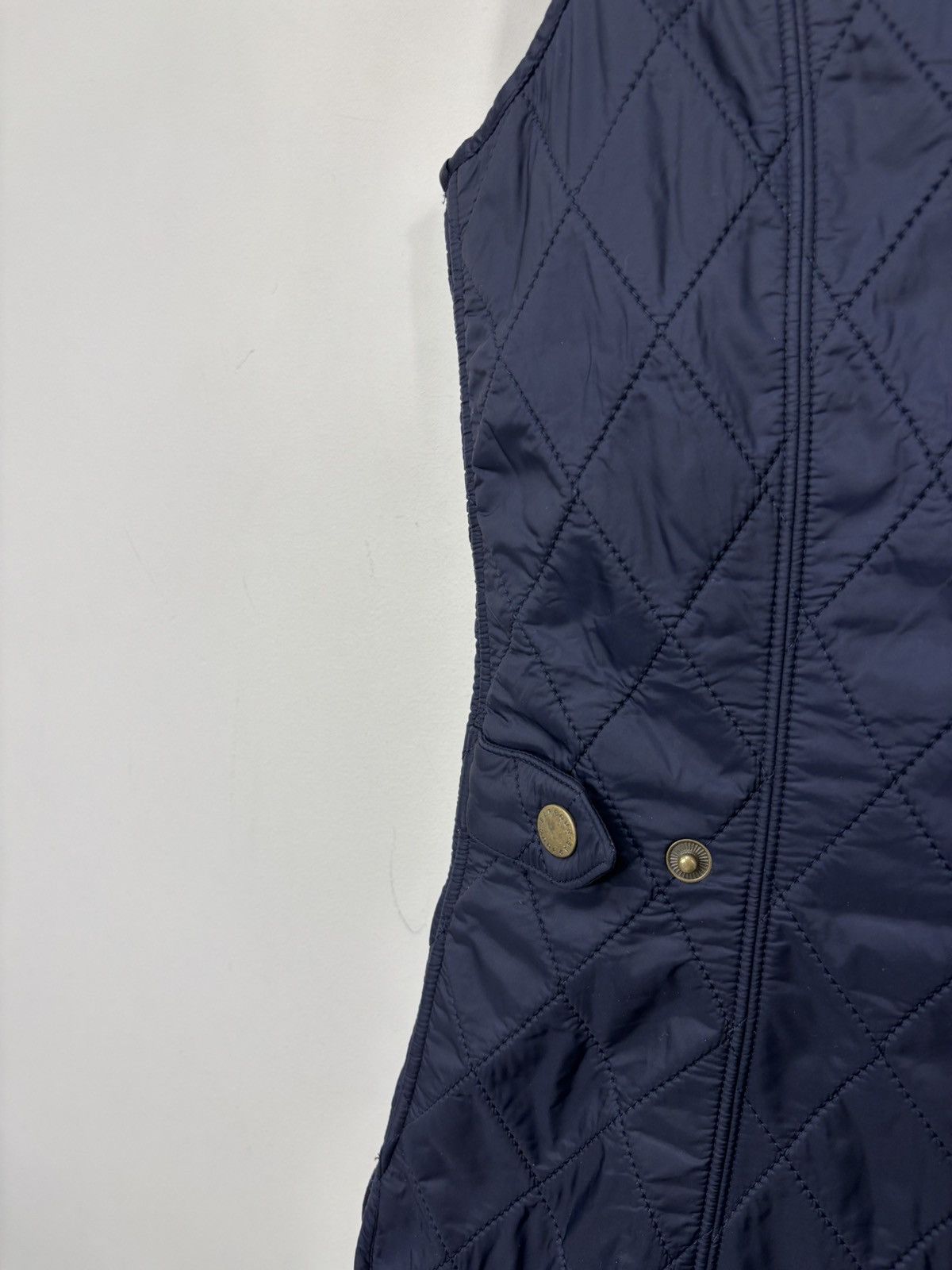 Barbour Barbour Wray Gilet Women’s Navy Blue Diamond Quilted Vest Size S / US 4 / IT 40 - 16 Thumbnail