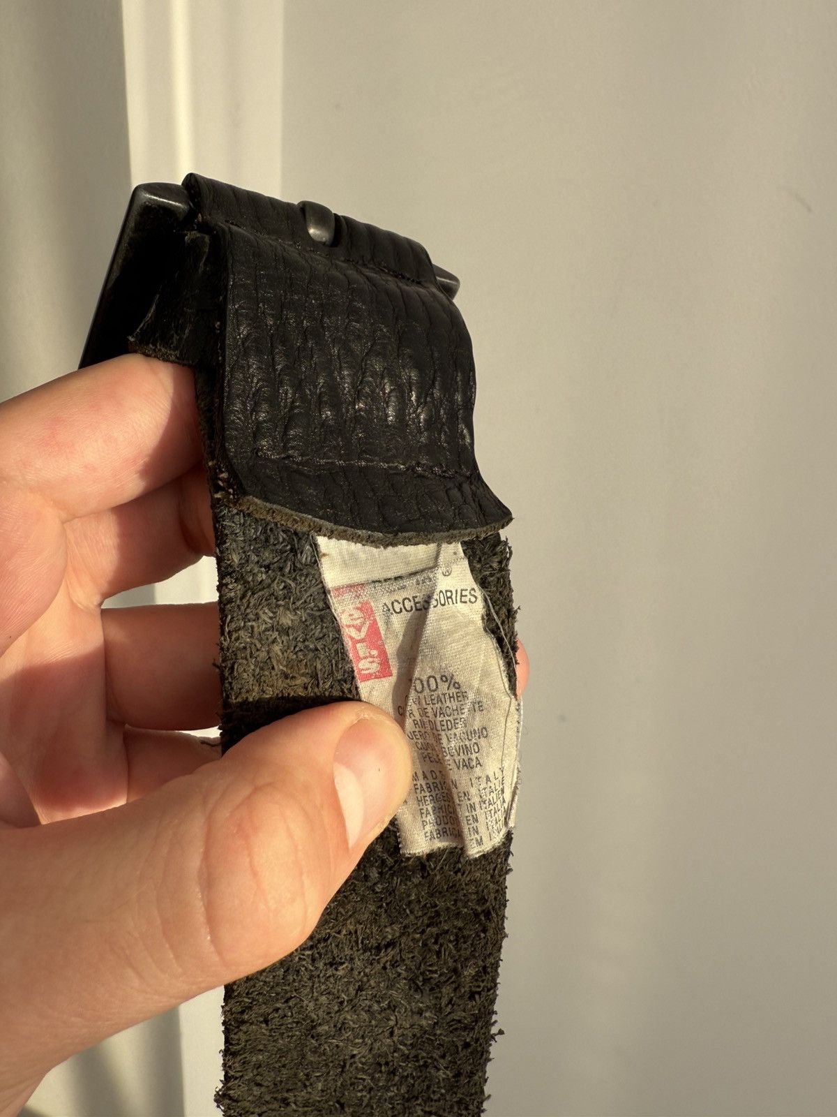 Levi's Rare Levi’s Superior Vintage Cow Leather Avant Garde Belt Size ONE SIZE - 7 Thumbnail