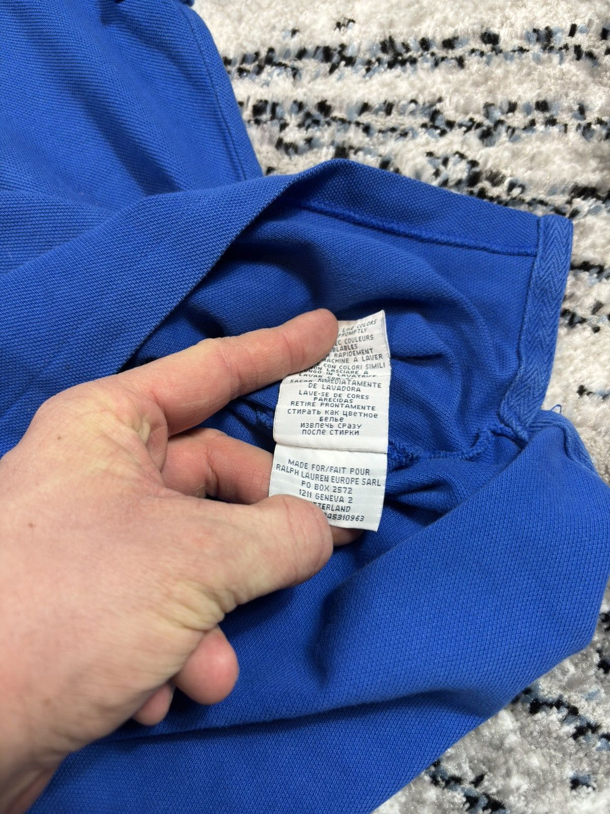 Polo Ralph Lauren Vintage Polo Ralph Lauren Chief Keef Tee Blue Yellow USA Size US L / EU 52-54 / 3 - 5 Thumbnail