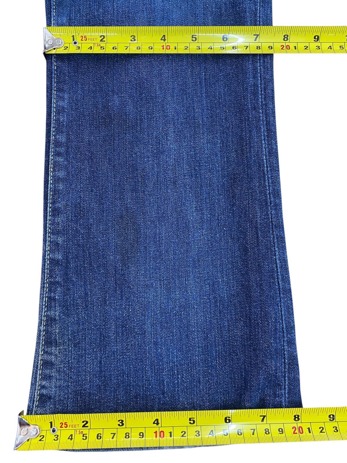Edwin Edwin Blue Wash Whiskered Style Flare Jeans Size US 30 / EU 46 - 9 Thumbnail
