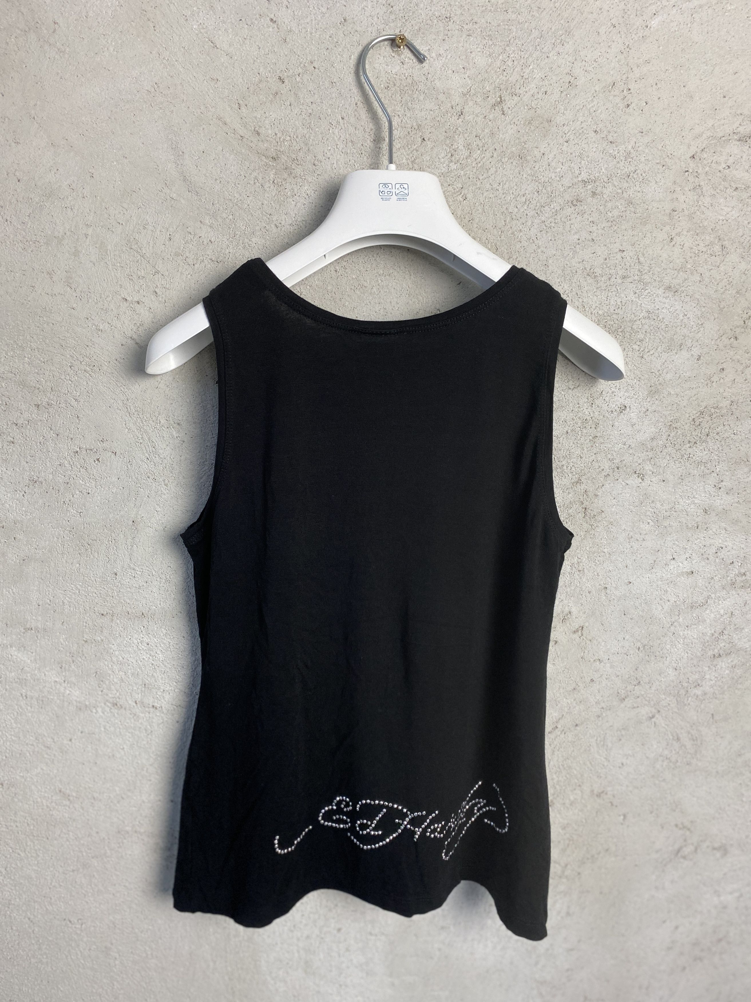Ed Hardy Ed Hardy crystals tank top t-shirt tee y2k 00s Size S / US 4 / IT 40 - 4 Thumbnail