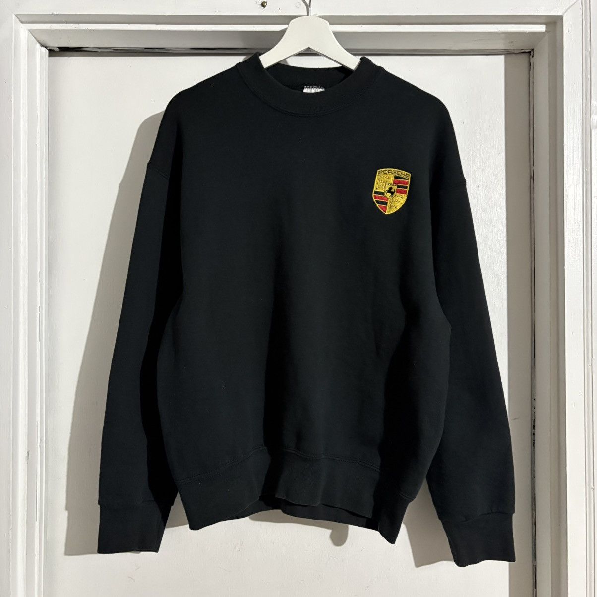 Vintage Porsche black crewneck sweatshirt Size US L / EU 52-54 / 3 - 2 Thumbnail