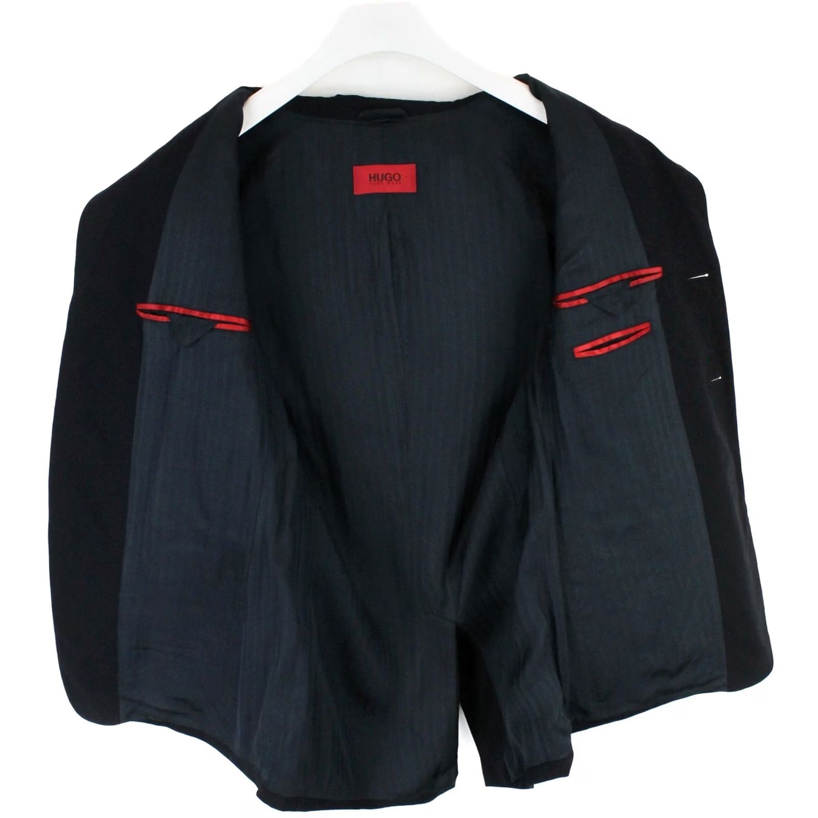 Hugo Boss HUGO BOSS Blazer Men US 38R Single Breasted Wool Blend Notch Lapel Albo/Hago Jumpers? Size 38R - 4 Thumbnail