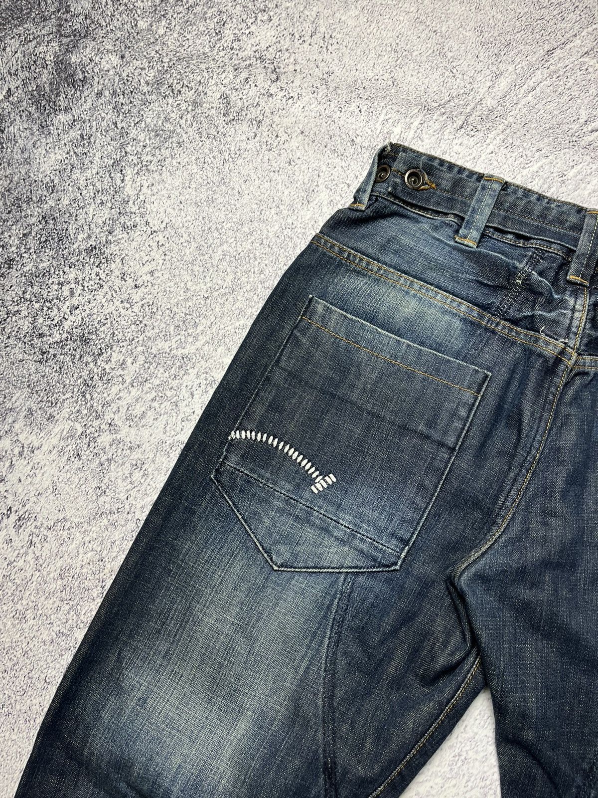 G-Star Vintage G Star Raw Denim Knee Avant Garde Pants / Jeans Rare Size US 34 / EU 50 - 5 Thumbnail