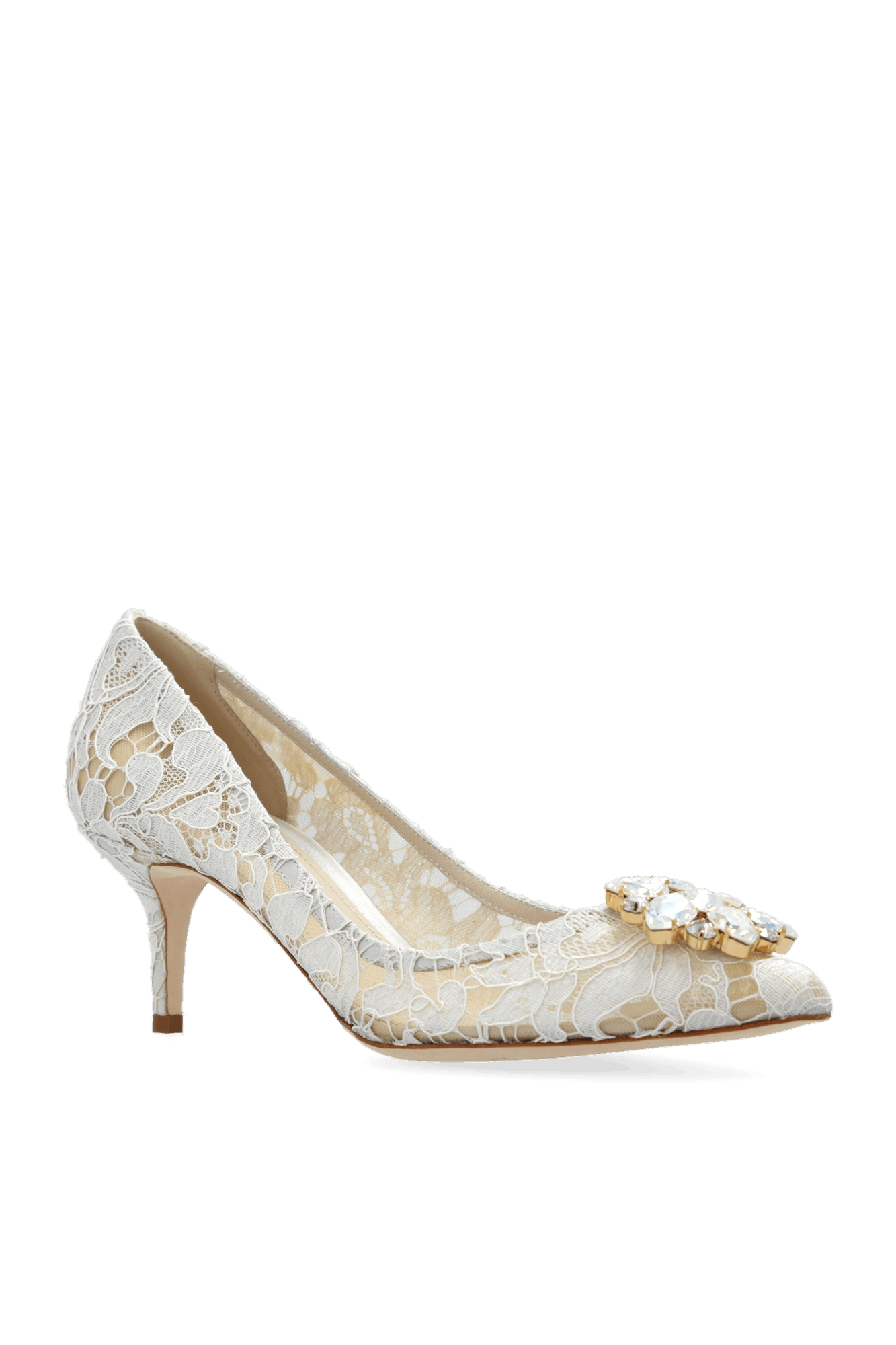 Dolce & Gabbana o1s22i1n0225 60 MM Bellucci Pumps in Light Grey Size US 11 / IT 41 - 4 Thumbnail