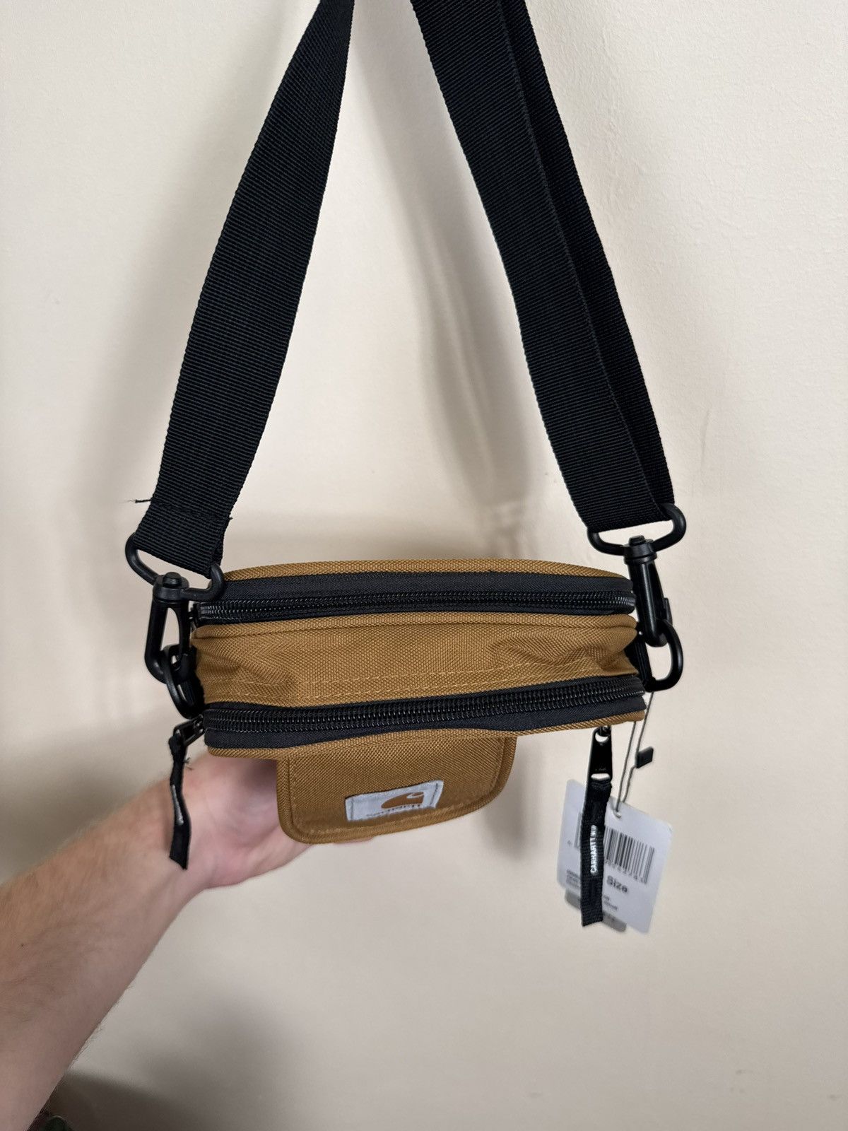 Carhartt Carhartt WIP Essentials Bag Crossbody Shoulder Bag Sand Size ONE SIZE - 16 Thumbnail