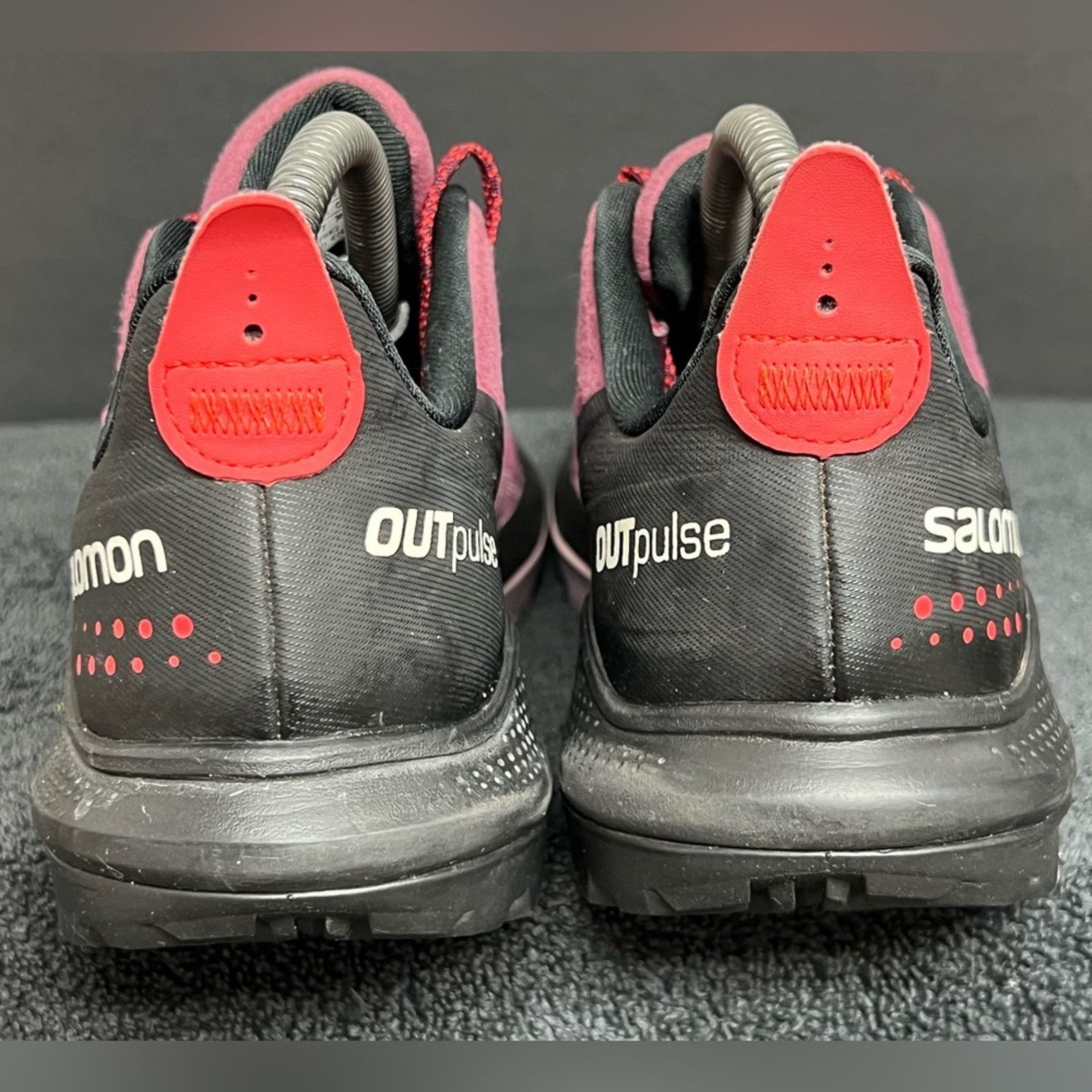 Salomon Salomon Outpulse GTX Trail Running Purple Black Outdoor Shoe Size US 7 / IT 37 - 6 Thumbnail