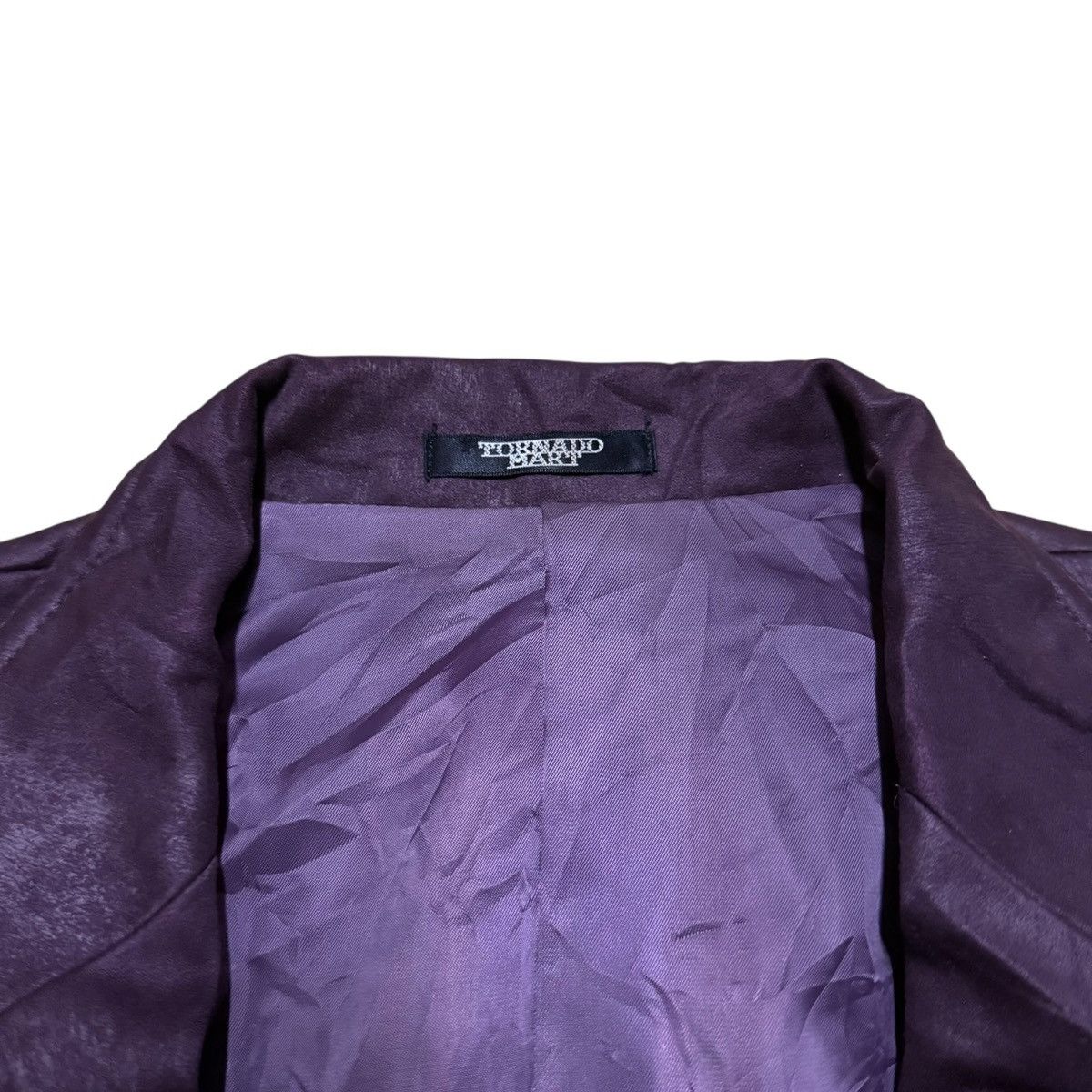 Tornado Mart Tornado Mart Glossy Minimalist Blazer Jacket Size 40R - 3 Thumbnail