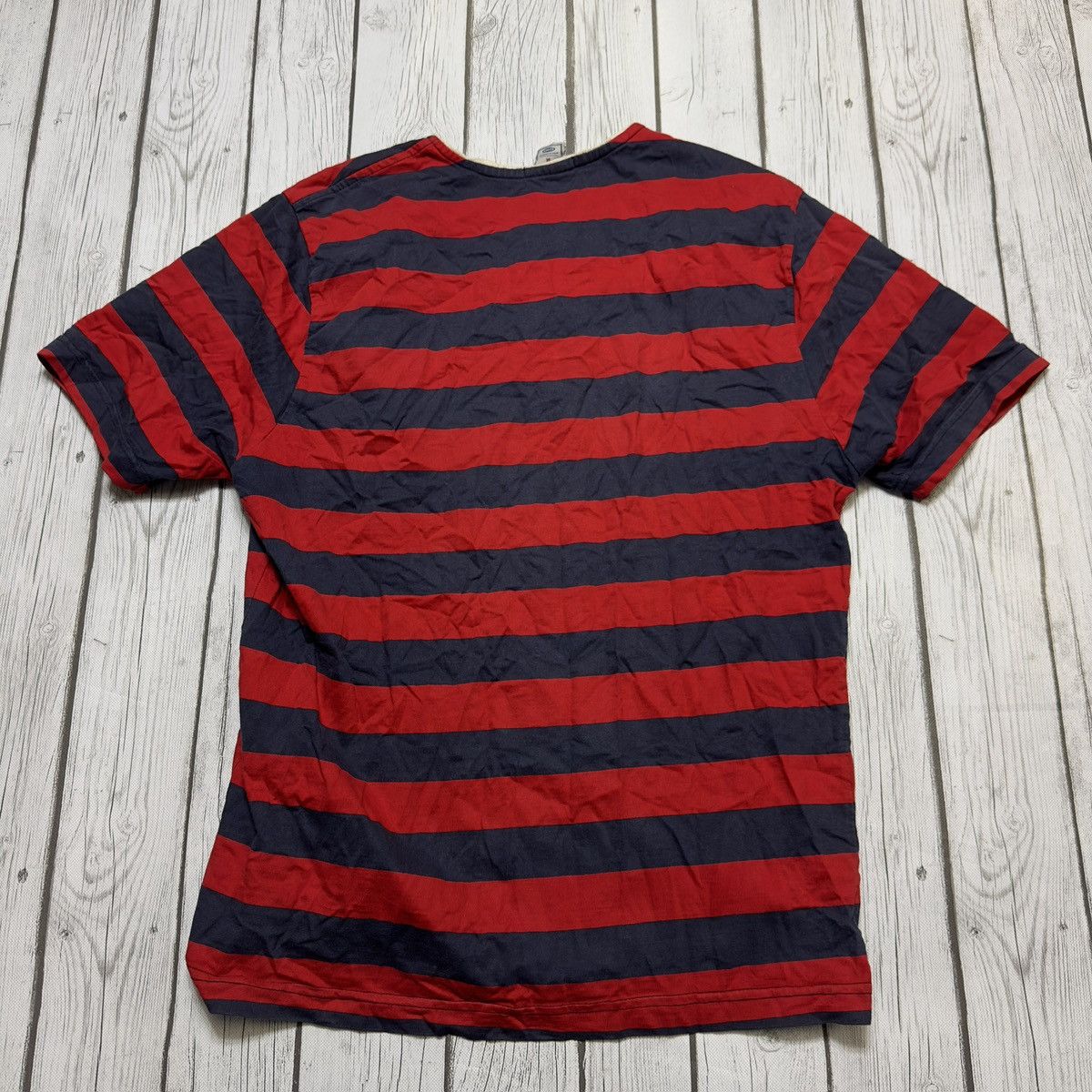 Old Navy × Vintage Vintage Old Navy striped henley tee Size US M / EU 48-50 / 2 - 2 Thumbnail