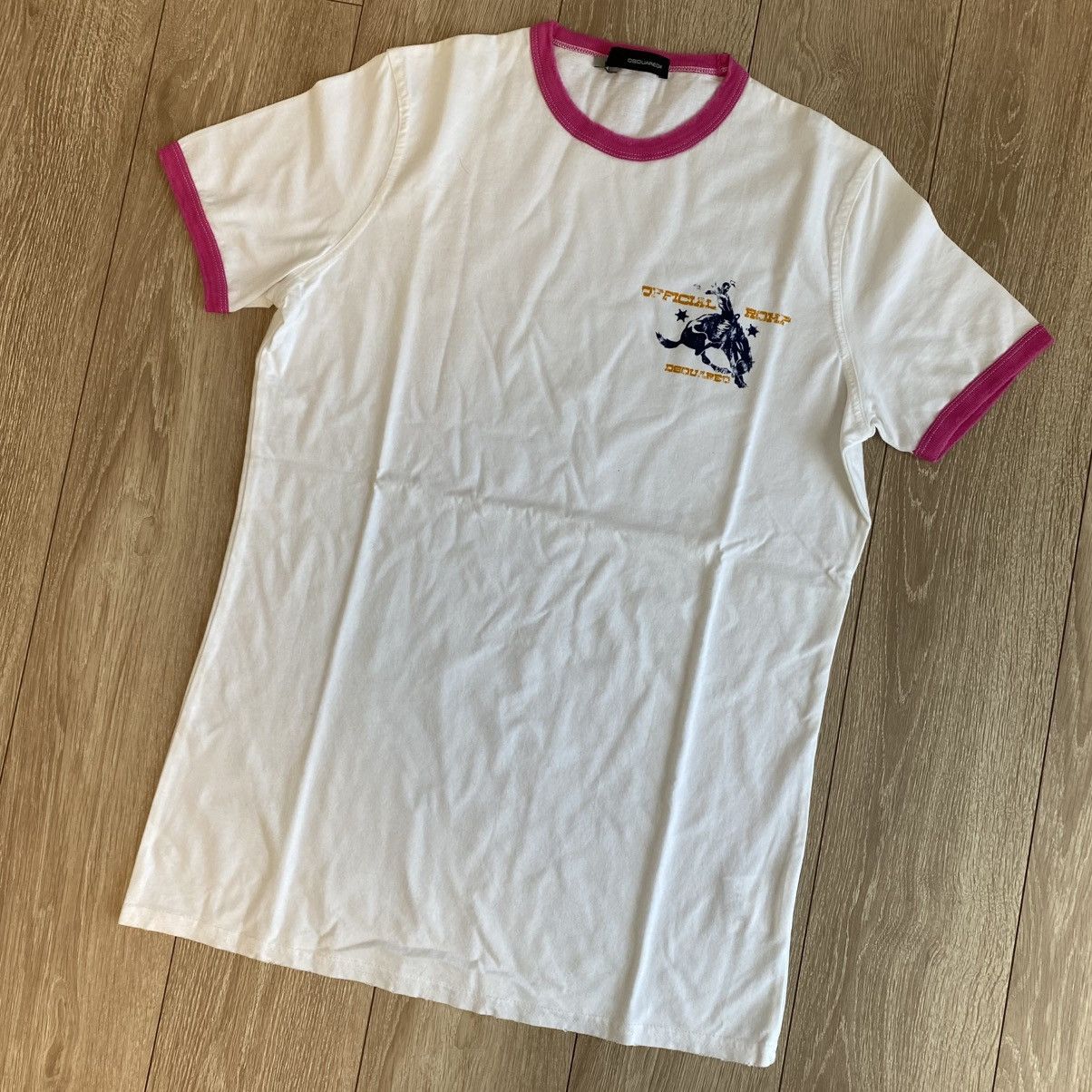 Dsquared2 Brand New DSQUARED2 Archive Ringer T-Shirt – Size L Size US L / EU 52-54 / 3 - 1 Thumbnail