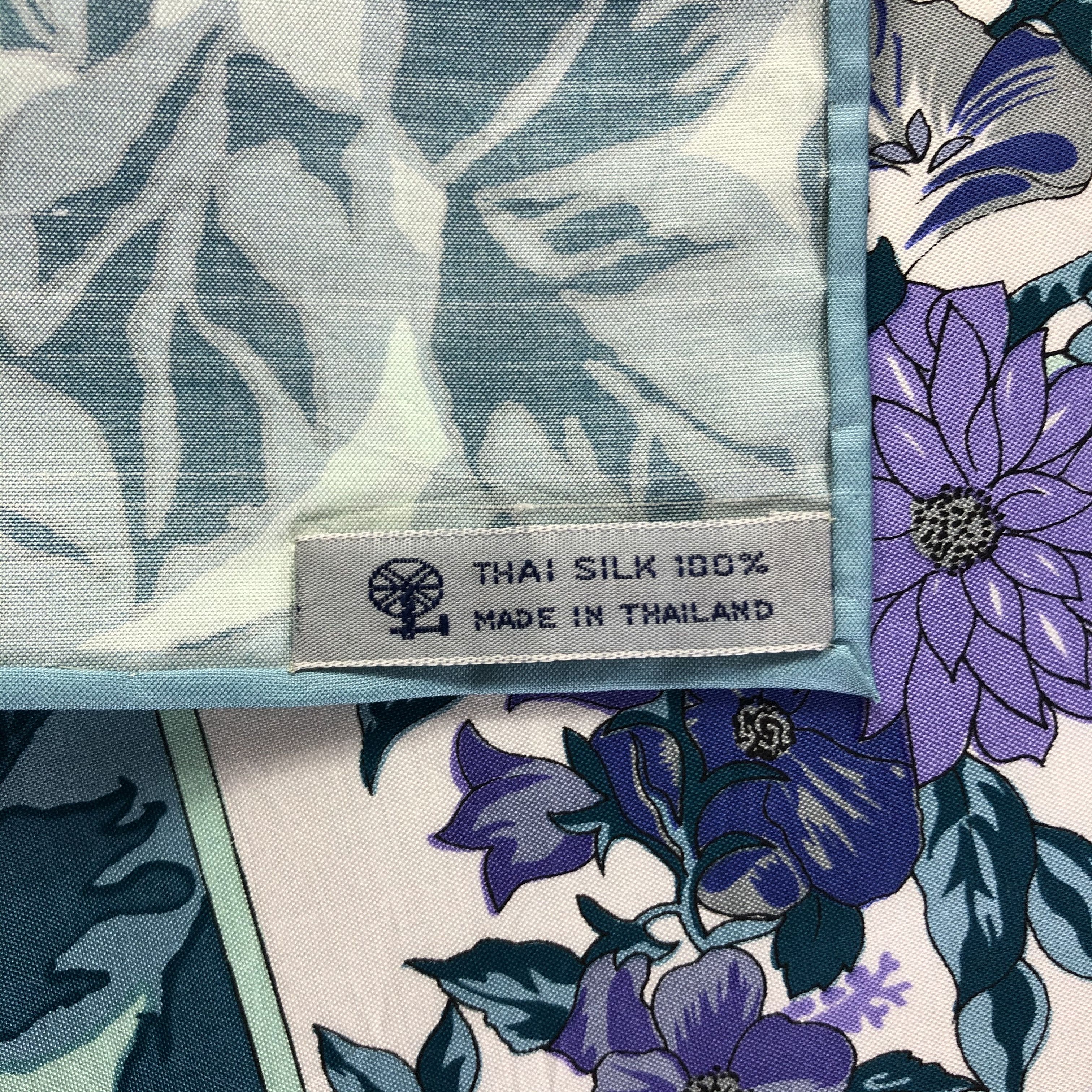 Jim Thompson × Vintage Vintage Jim Thompson Silk Scarf Size ONE SIZE - 5 Thumbnail
