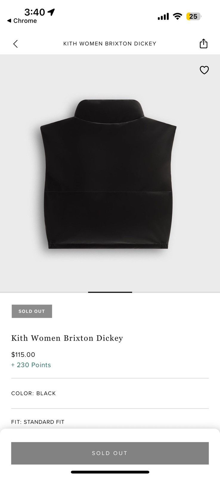 Kith Kith Women Brixton Dickey Vest - Black - Size L/XL Size L / US 10 / IT 46 - 11 Thumbnail