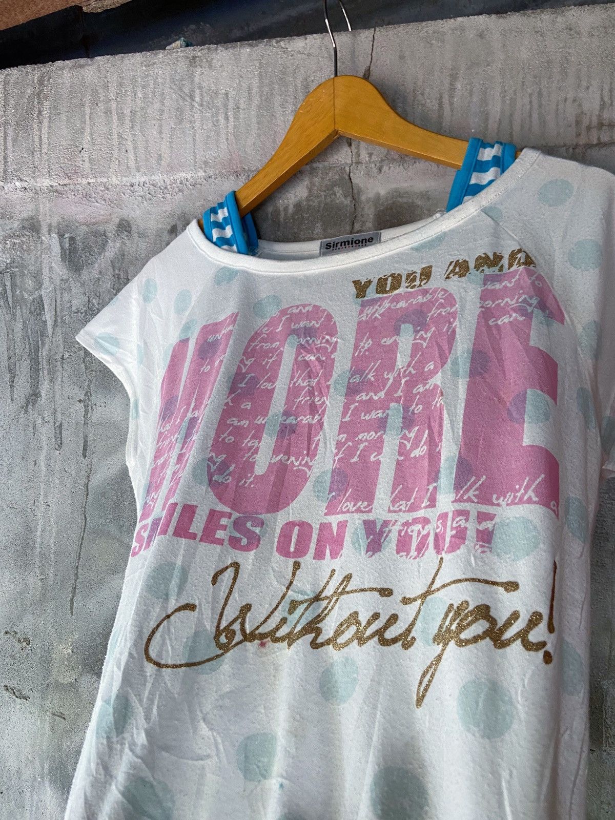Japanese Brand YOU AND MORE SMILES ON YOU TEE Size US S / EU 44-46 / 1 - 2 Thumbnail
