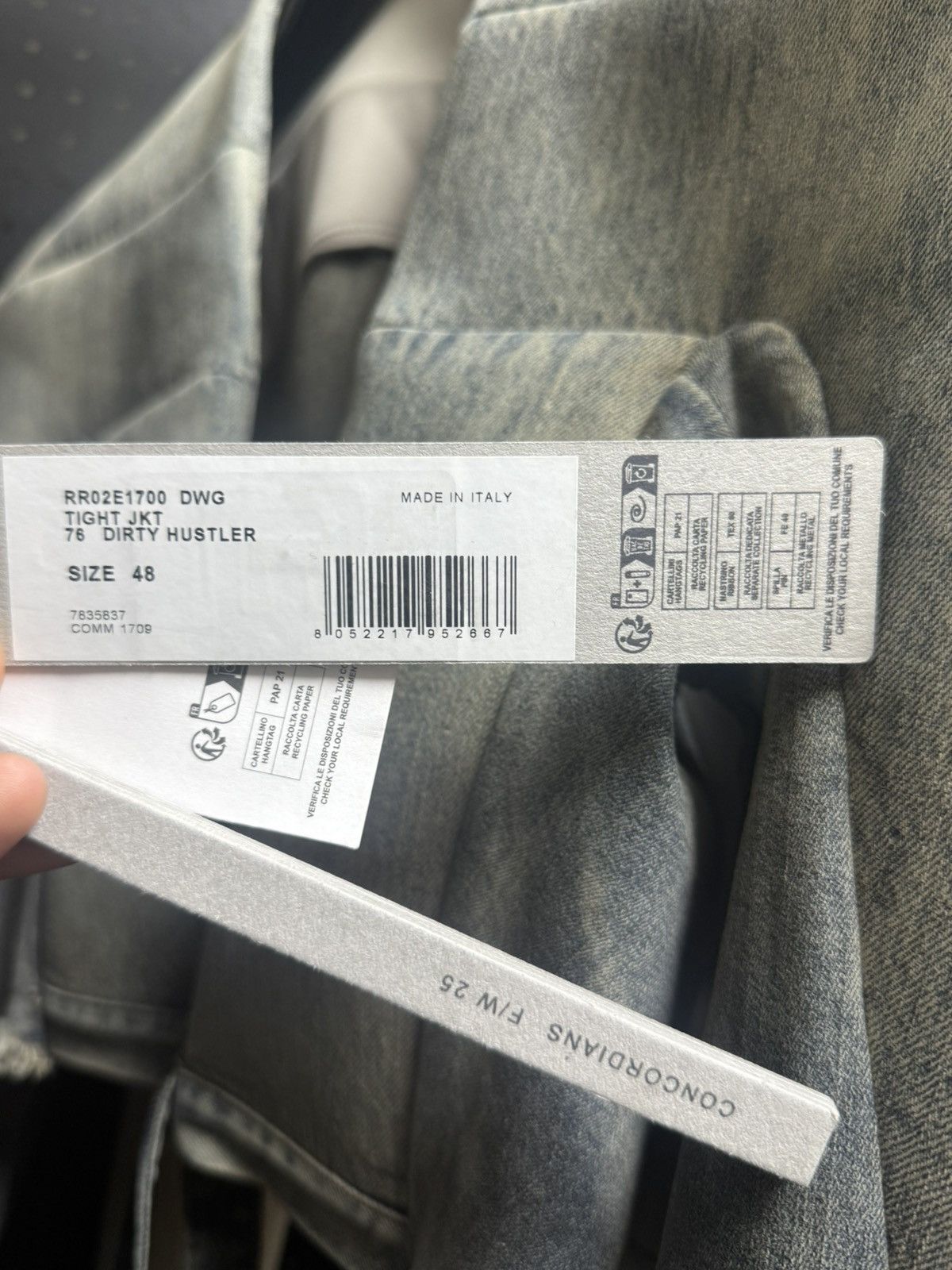 Rick Owens Rick owens 25FW TIGHT JKT Size US M / EU 48-50 / 2 - 6 Thumbnail