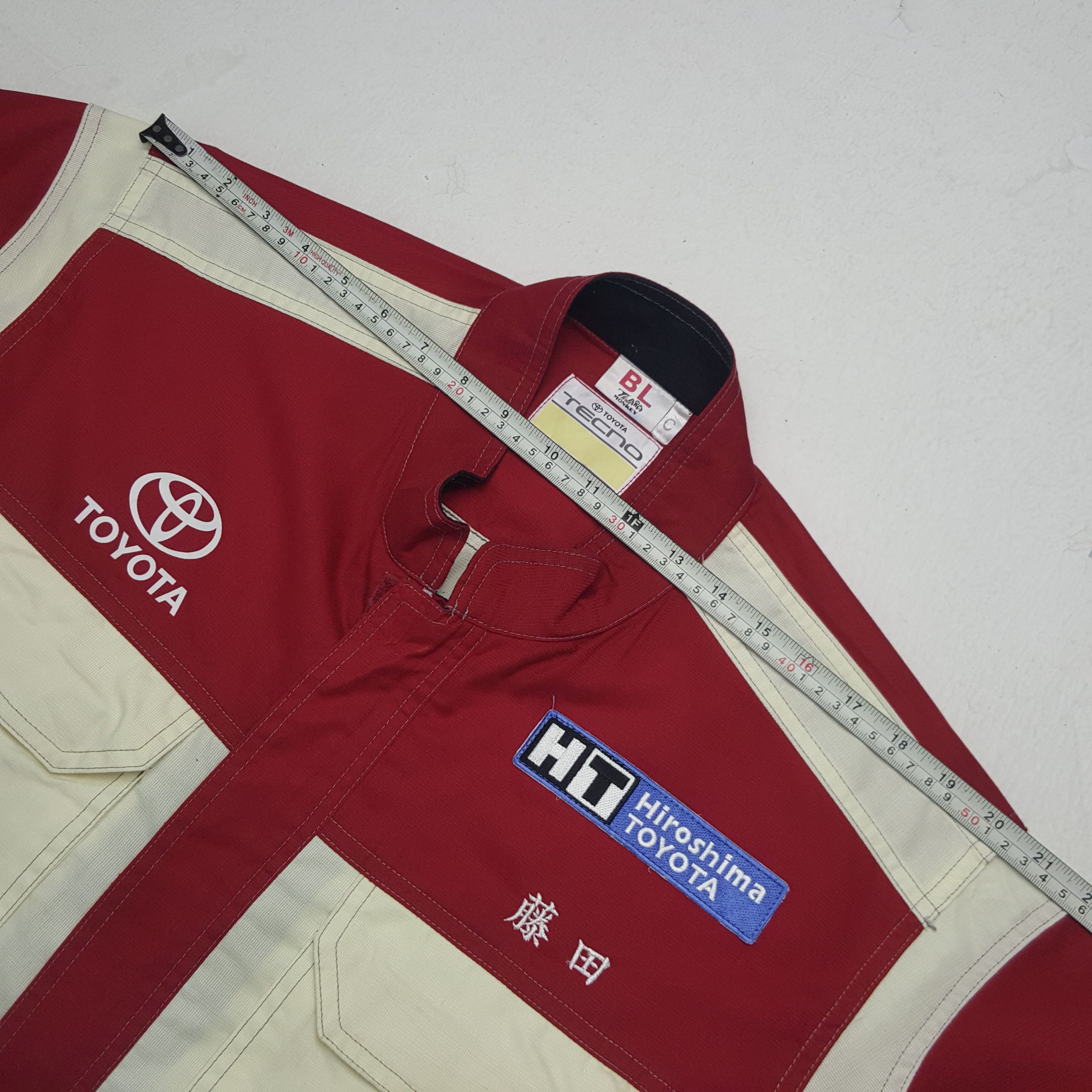 Japanese Brand × Vintage Vintage Toyota Japanese Motorsports Racing Coverall Jacket Size US L / EU 52-54 / 3 - 12 Thumbnail