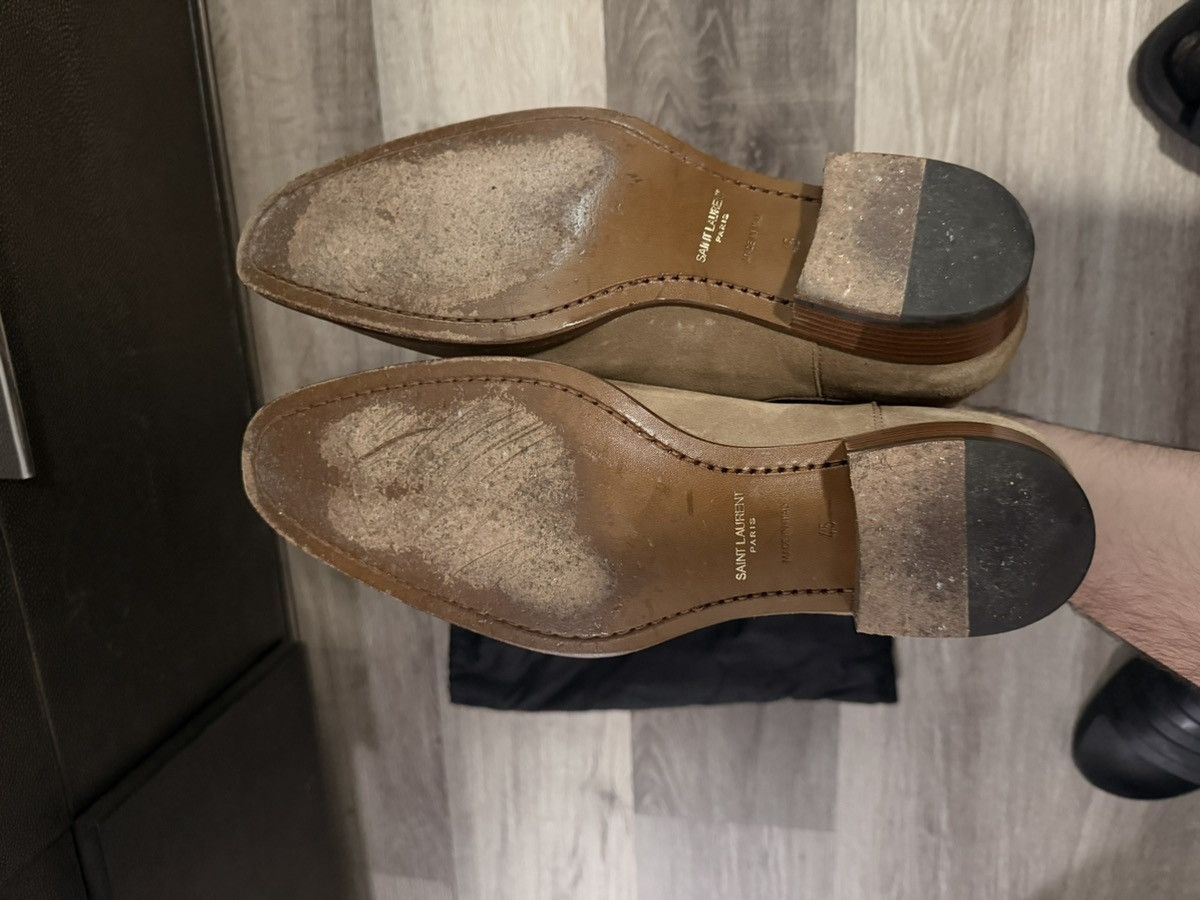 Saint Laurent Paris Saint Laurent Tobacco Wyatt Chelsea Boots Size US 12 / EU 45 - 3 Thumbnail