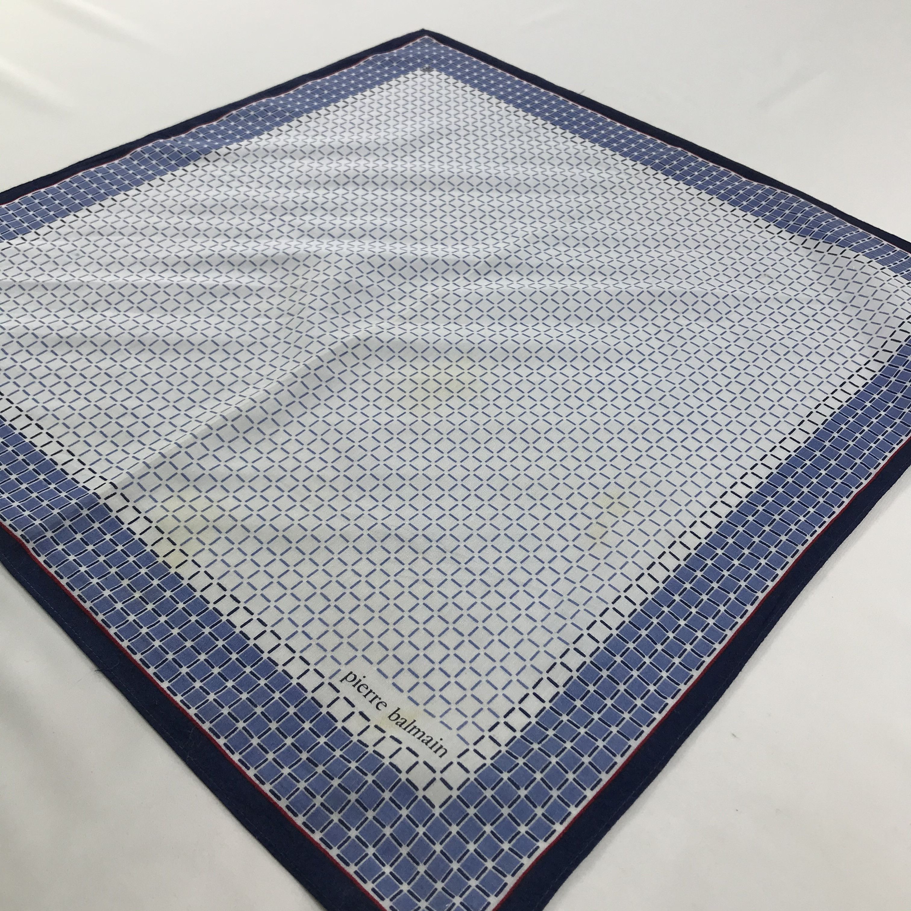 Pierre Balmain × Vintage Pierre Balmain Bandana / Handkerchief / Neckerchief - S1303 Size ONE SIZE - 2 Thumbnail