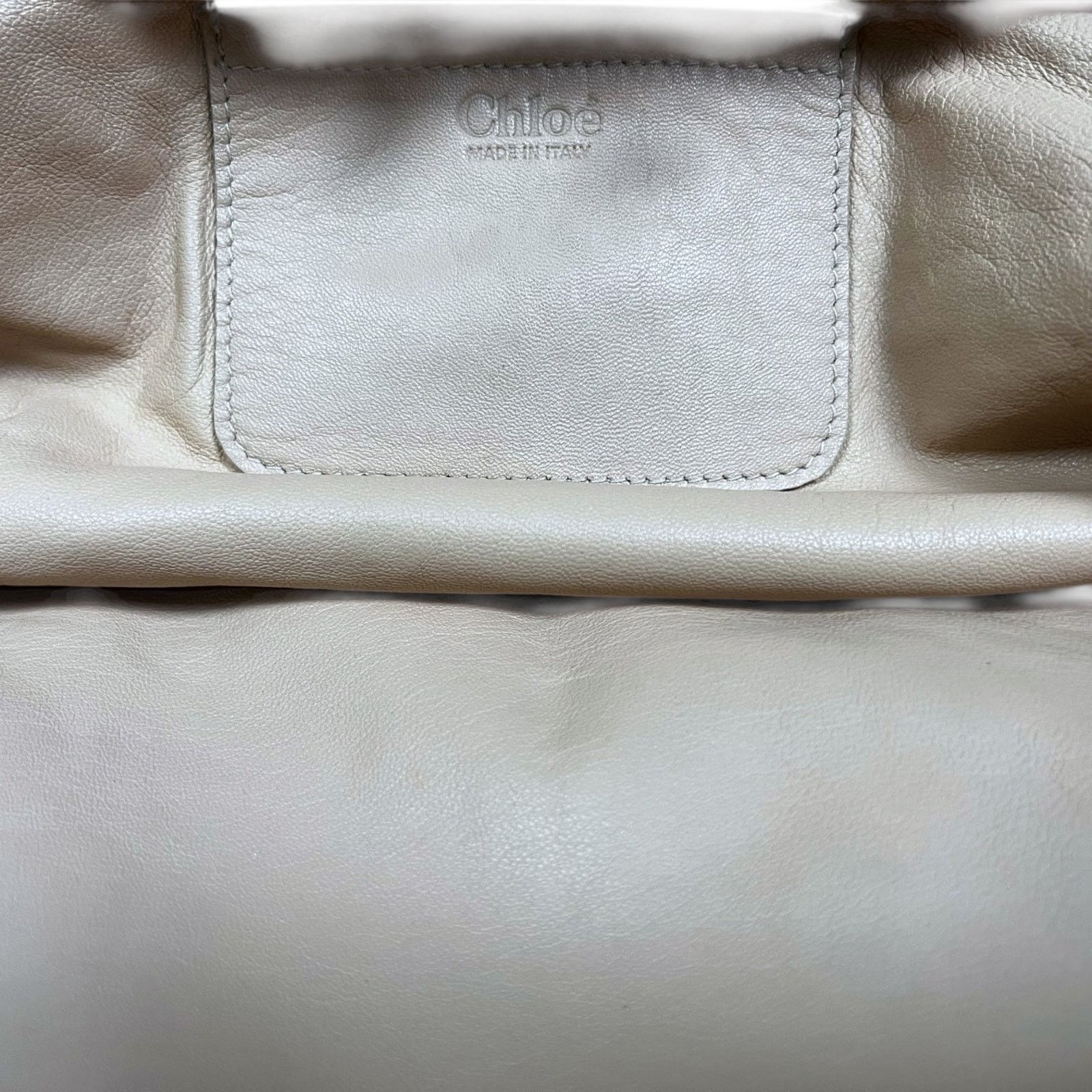 Chloe Chloe Plexi Leather Clutch Handbag Rare Y2k $1,495 Retail Size ONE SIZE - 11 Thumbnail
