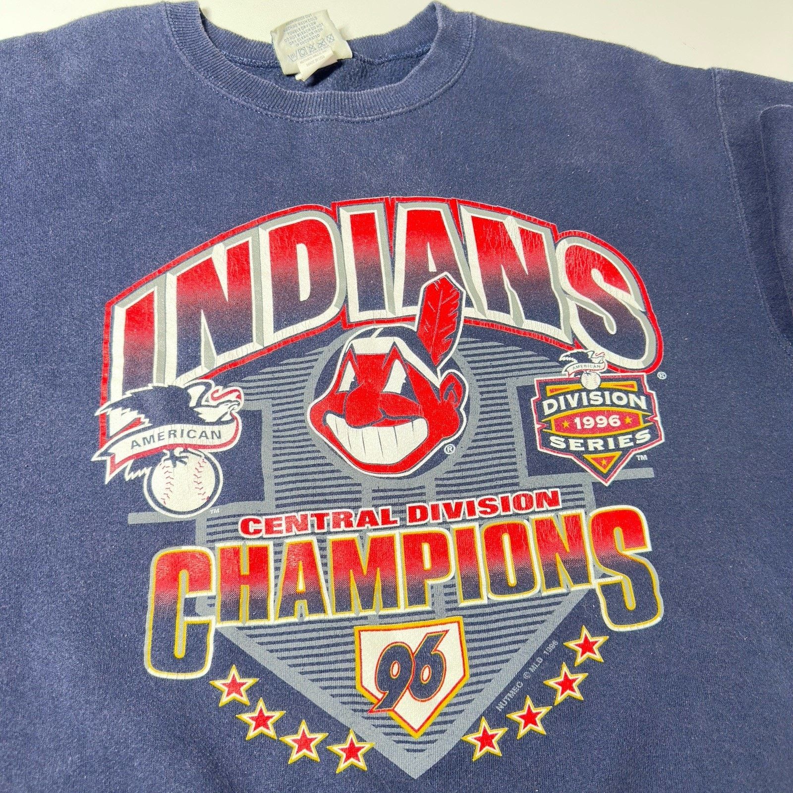 Lee Cleveland Indians Baseball Sweatshirt L 96 Central Champions Size US L / EU 52-54 / 3 - 1 Thumbnail