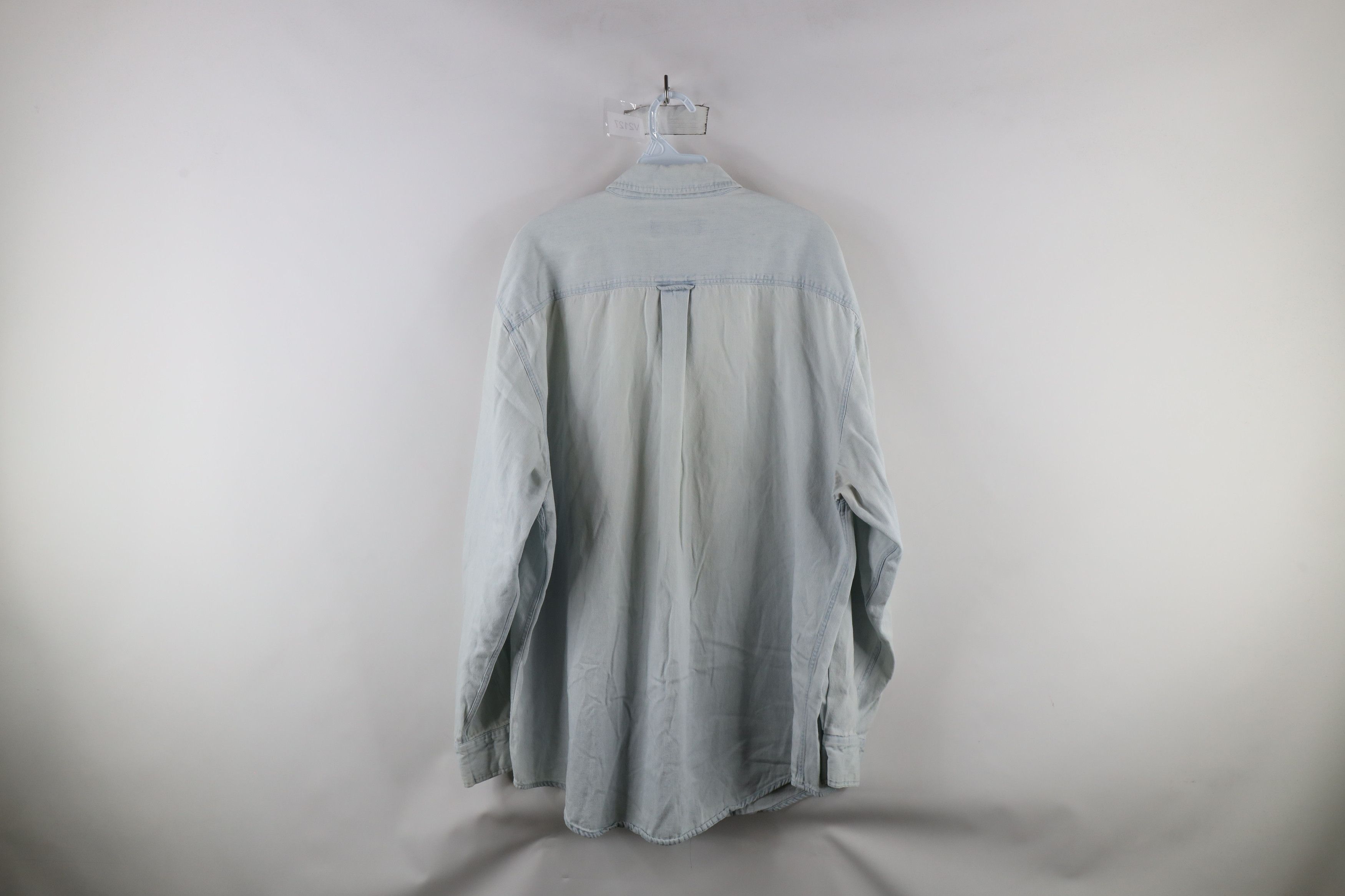 American Eagle Outfitters × Vintage Vintage 90s American Eagle Outfitters Denim Button Shirt Size US XL / EU 56 / 4 - 9 Thumbnail
