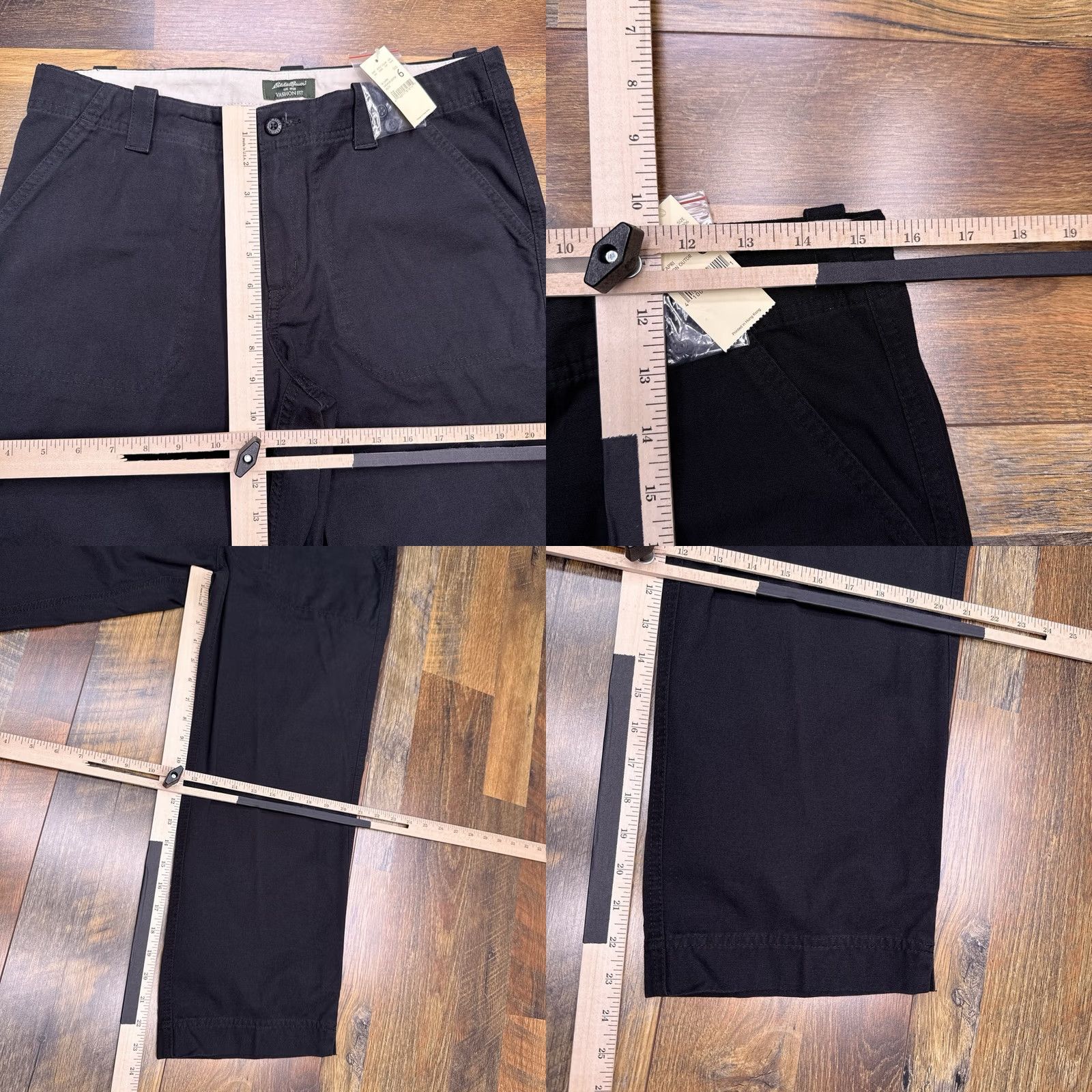 Eddie Bauer Eddie Bauer Capri Pants Womens 6 Black 24 Inch Vashon Outdoor New Size 28" / US 6 / IT 42 - 8 Thumbnail
