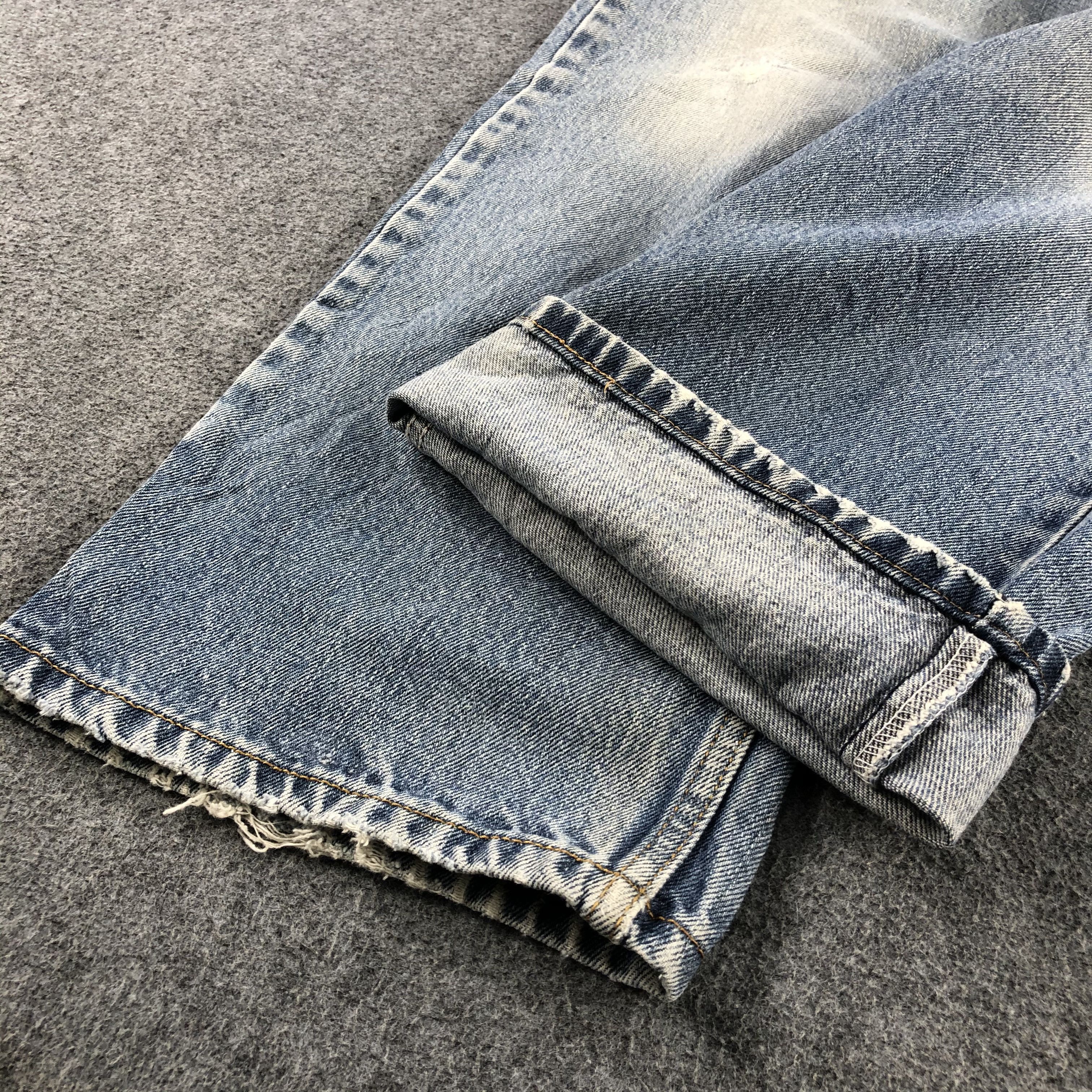 Levi's Vintage Blue Wash Levis 505 Jeans-J2302 Size US 36 / EU 52 - 7 Thumbnail