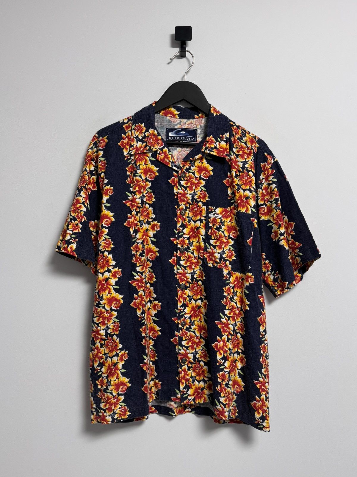 Quiksilver × Vintage 90's Vintage Quiksilver Hawai Button Up Shirt Size US M / EU 48-50 / 2 - 1 Thumbnail
