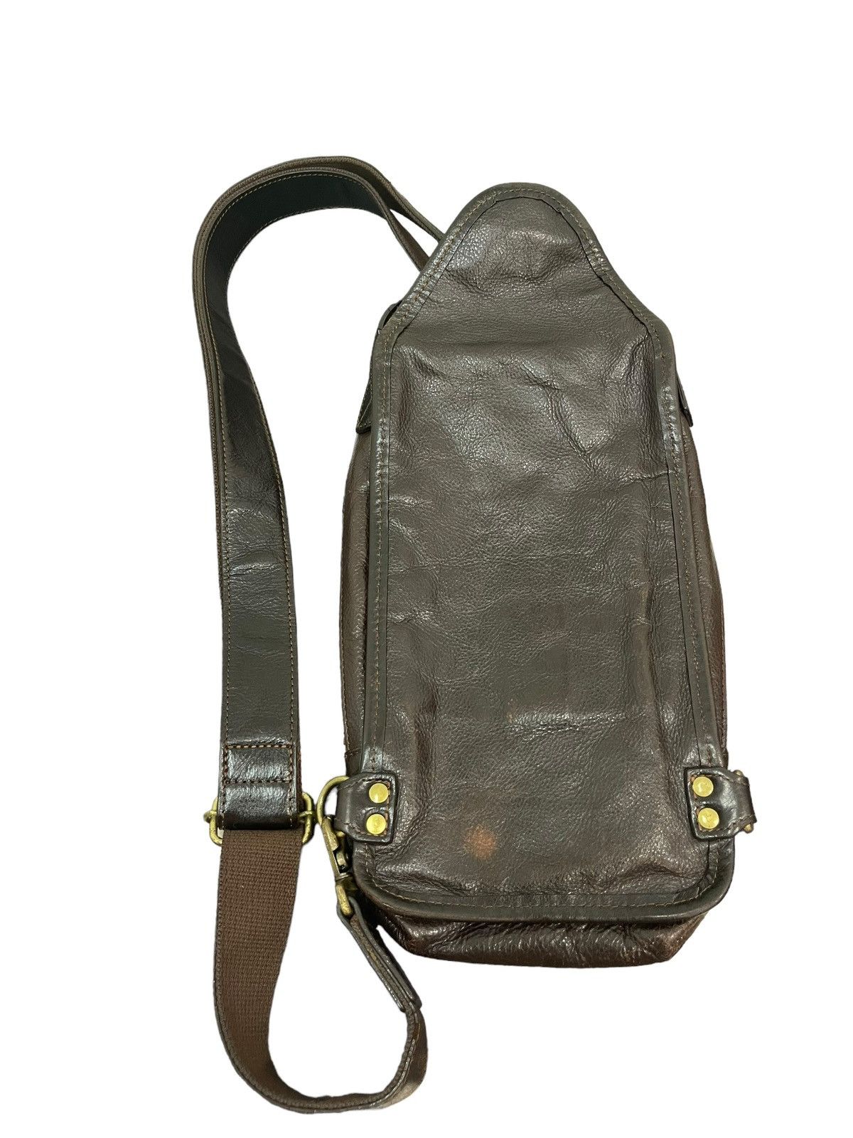 Genuine Leather Cross Body Full Leather Chelica Patina 3🟩 Size ONE SIZE - 13 Thumbnail