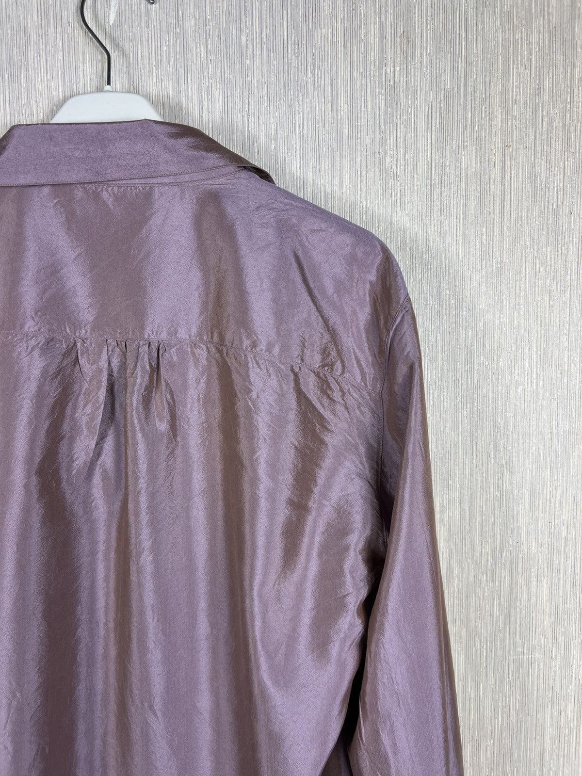 Max Mara Max Mara pure seta 100% silk button up shiny shirt luxury Size M / US 6-8 / IT 42-44 - 21 Thumbnail