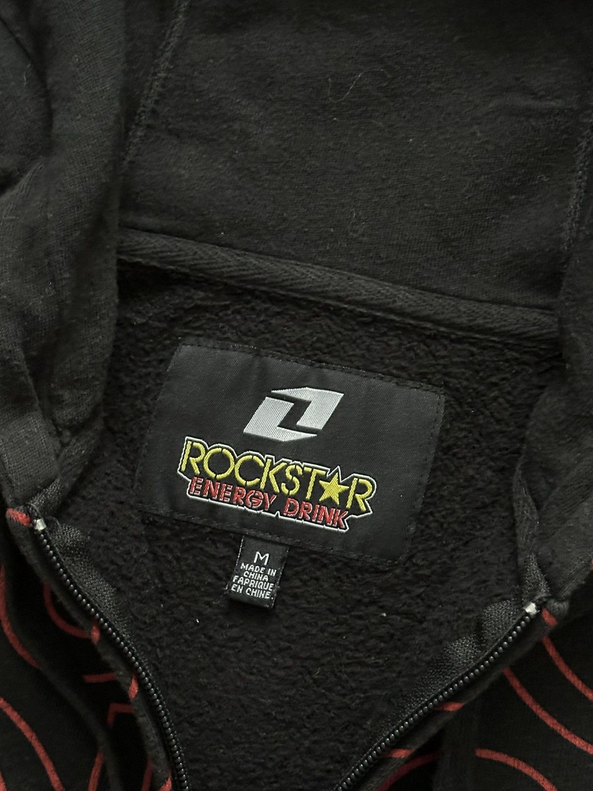 Rockstar Games × Vintage Rockstar Vintage Monogram Logo Full Zip Cotton Hoodie Size US L / EU 52-54 / 3 - 6 Thumbnail
