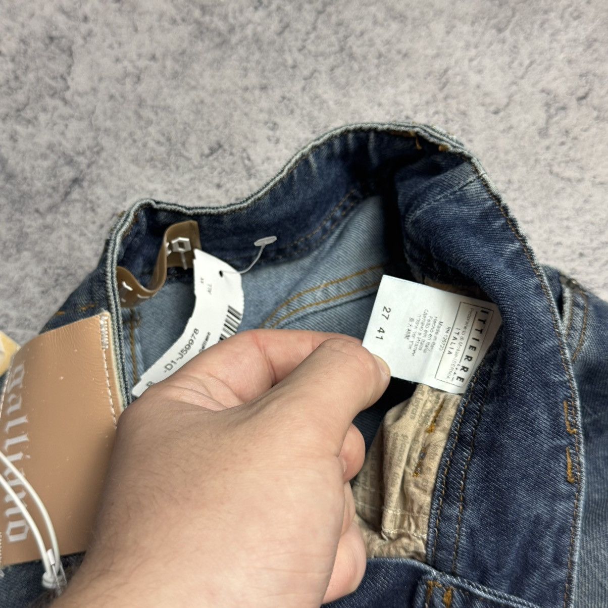 John Galliano NEW Galliano Y2K 00s Flared Jeans Size 27" / US 4 / IT 40 - 11 Thumbnail