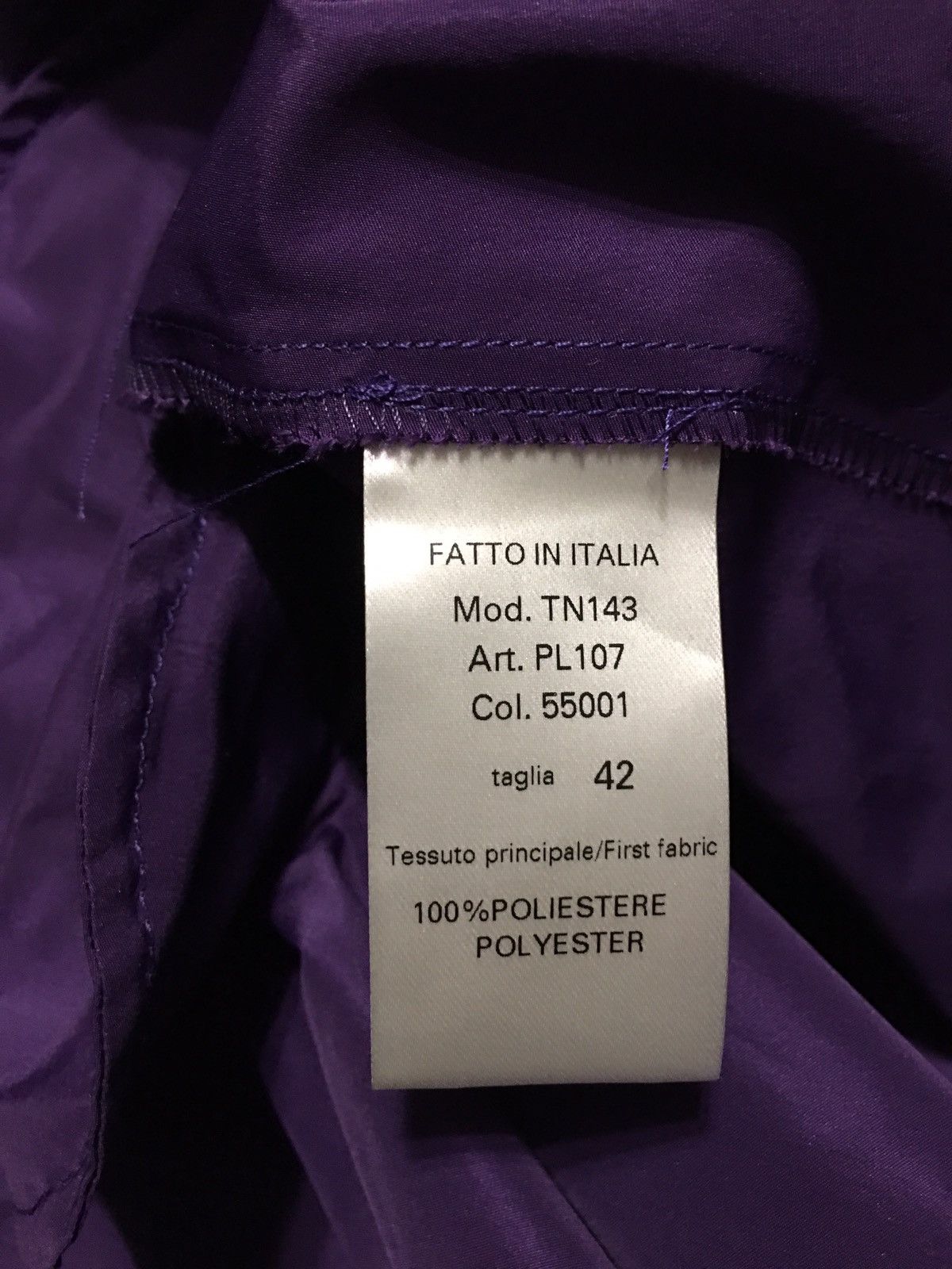 Other Co.go Gonna NWT Italy Purple Long Maxi Skirt IT42 UK10 Size 28" / US 6 / IT 42 - 8 Thumbnail