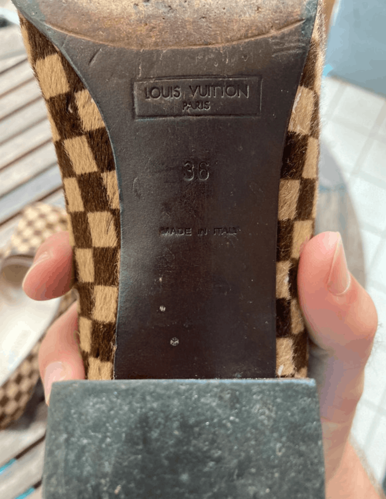 Louis Vuitton × Vintage Louis Vuitton shoes heels boots mules vintage leather Size US 6 / IT 36 - 6 Thumbnail