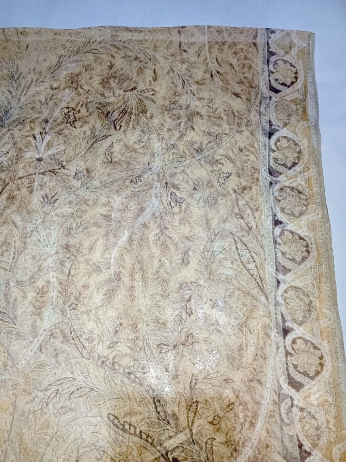 Etro ETRO MILANO ITALY Paisley Abstract Silk Scarf Shawl Size ONE SIZE - 6 Thumbnail