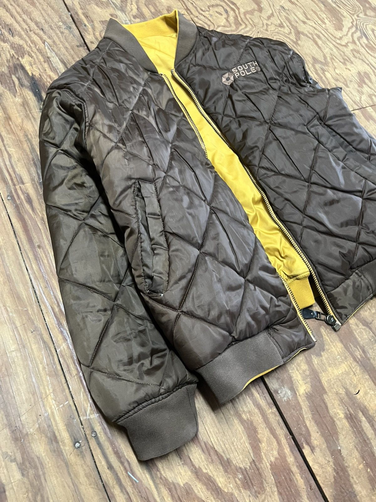Southpole Southpole Reversible Bomber / Puffer Jacket Mens 2XL Y2K Size US XXL / EU 58 / 5 - 1 Thumbnail