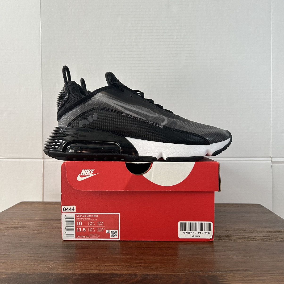 Nike Nike Air Max 2090 Black Wolf Grey Anthracite Size M10/W11.5 Size US 10 / EU 43 - 1 Thumbnail