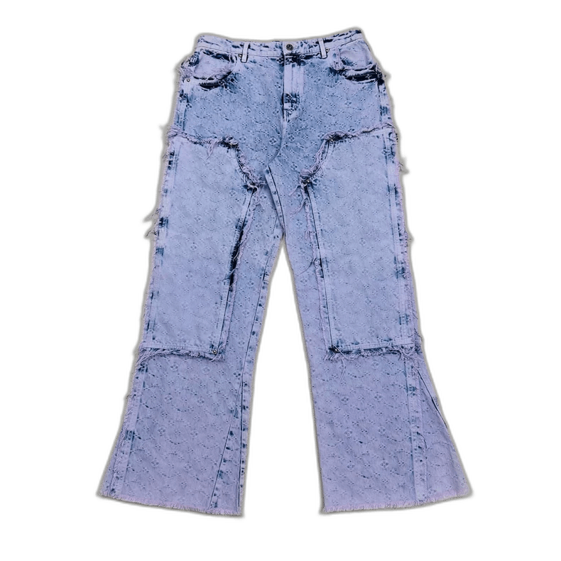 Louis Vuitton Wide-Leg Denim Pants Size 32
