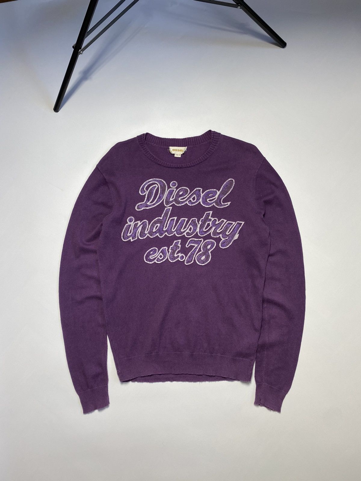 Diesel × Vintage Vintage Diesel big logo long sleeve jumper sweatshirt Size US M / EU 48-50 / 2 - 1 Thumbnail