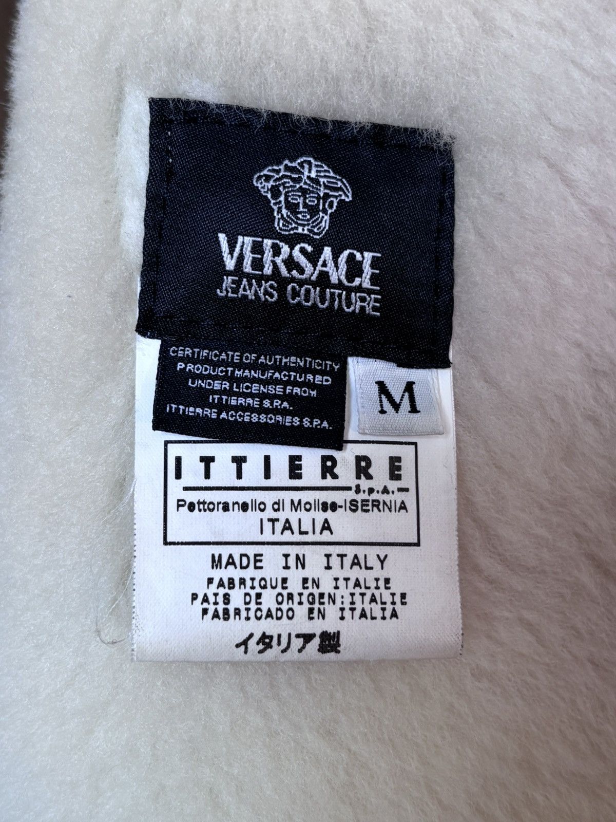 Versace Jeans Couture Vintage Versace Jeans Couture Shearling Aviator Jacket Size US M / EU 48-50 / 2 - 6 Thumbnail